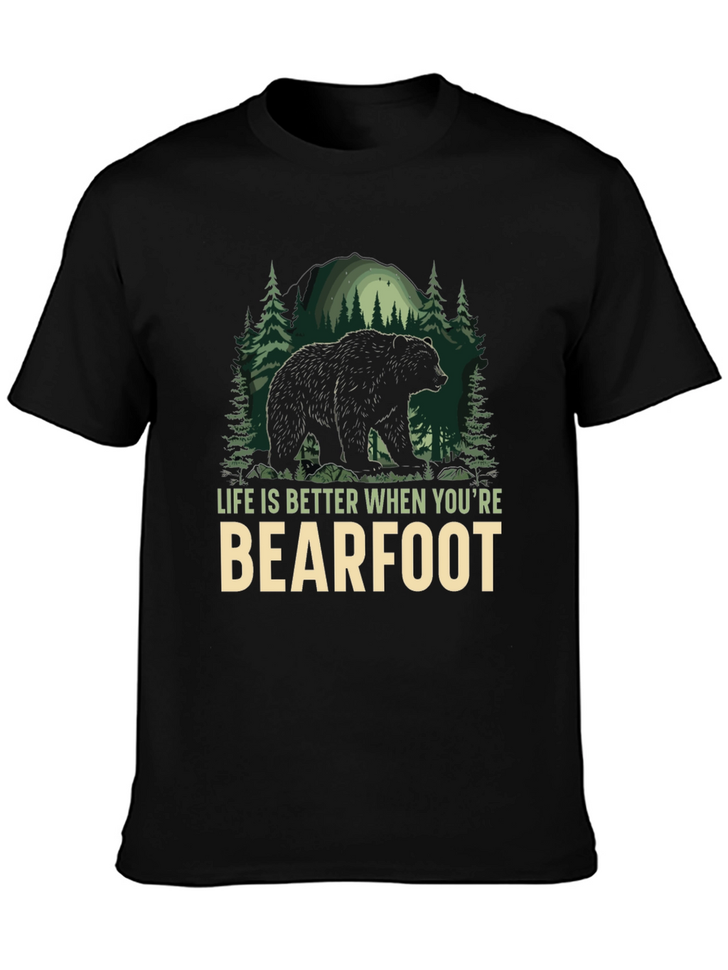 Bearfoot Adventure T-Shirt: Life is Better Outdoors