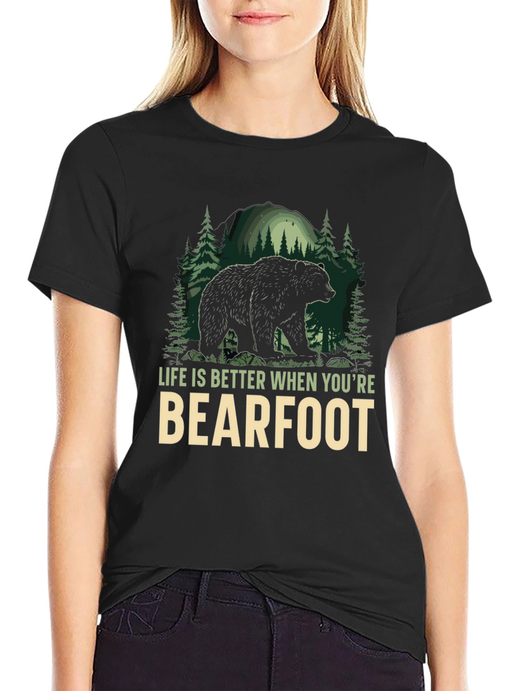 Bearfoot Adventure T-Shirt: Life is Better Outdoors