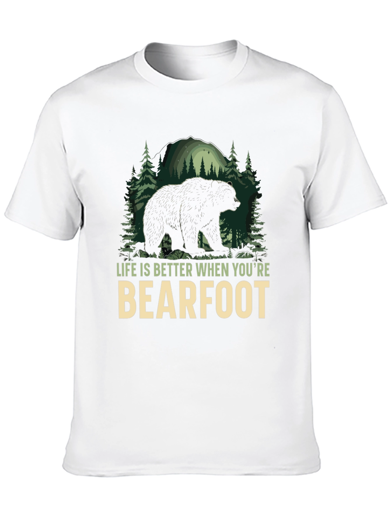 Bearfoot Adventure T-Shirt: Life is Better Outdoors