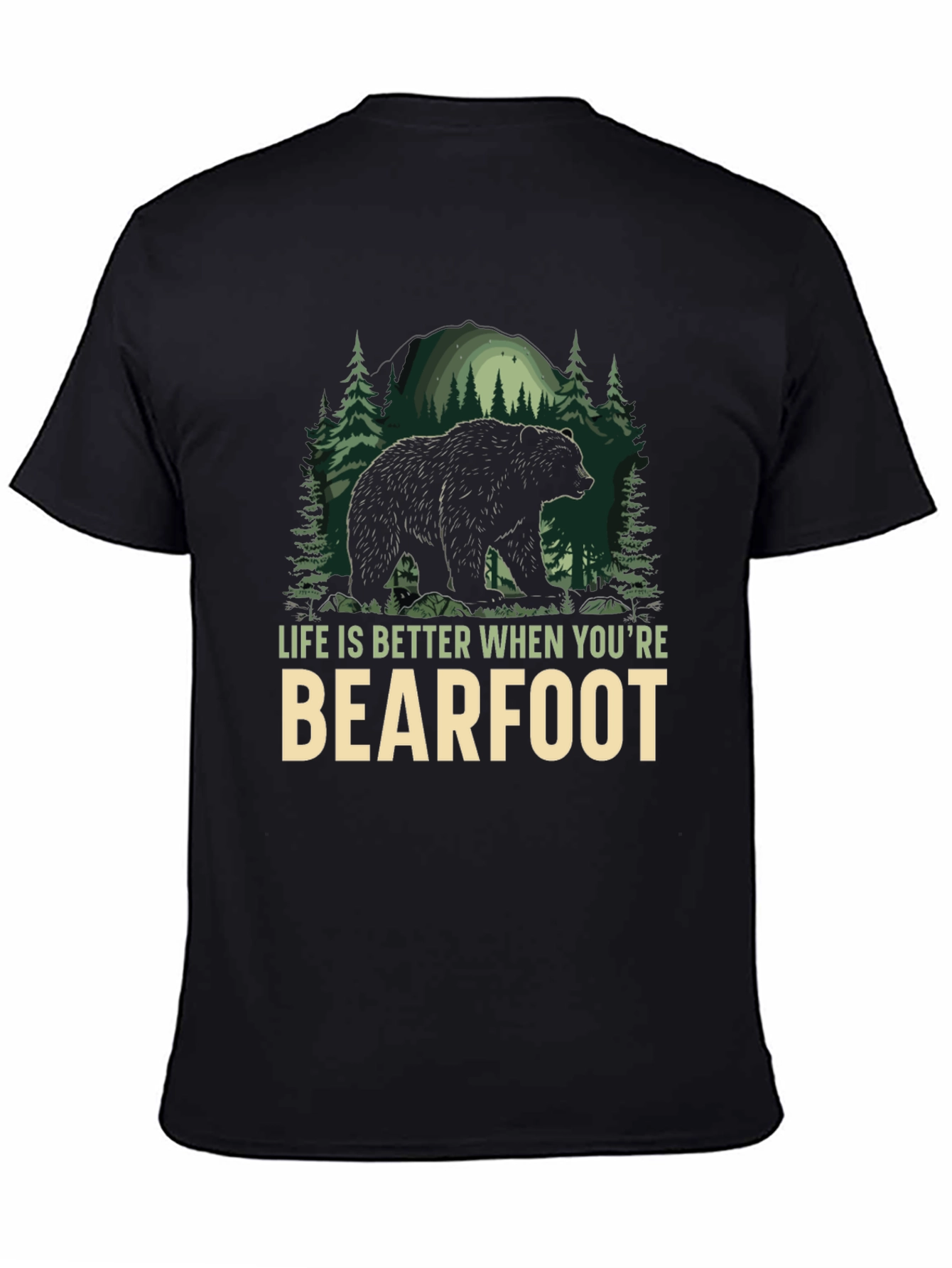 Bearfoot Adventure T-Shirt: Life is Better Outdoors