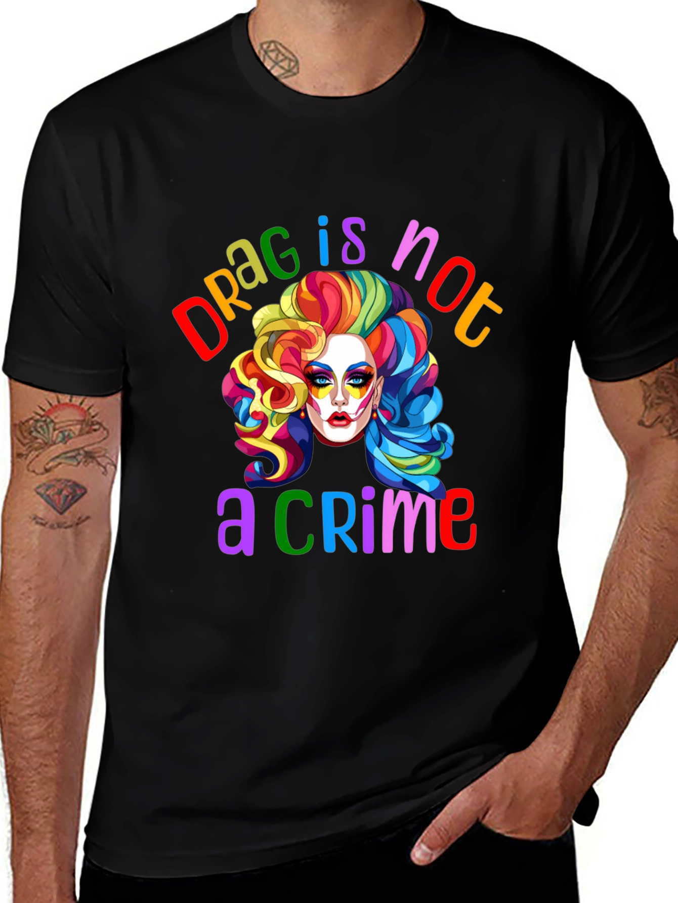 Drag Is Not a Crime Graphic T-Shirt