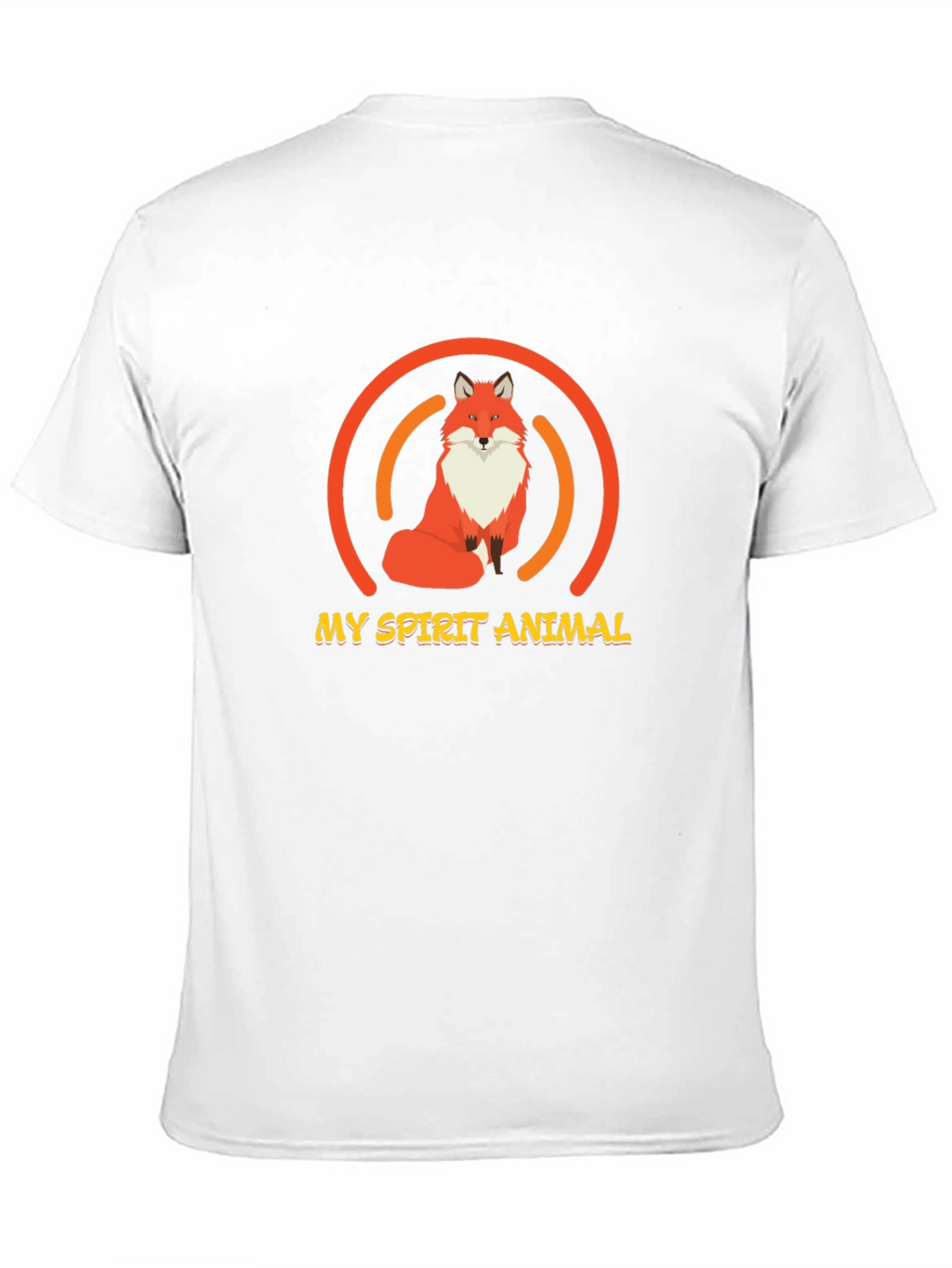 Fox Spirit Animal Graphic Tee - Unisex Black T-Shirt