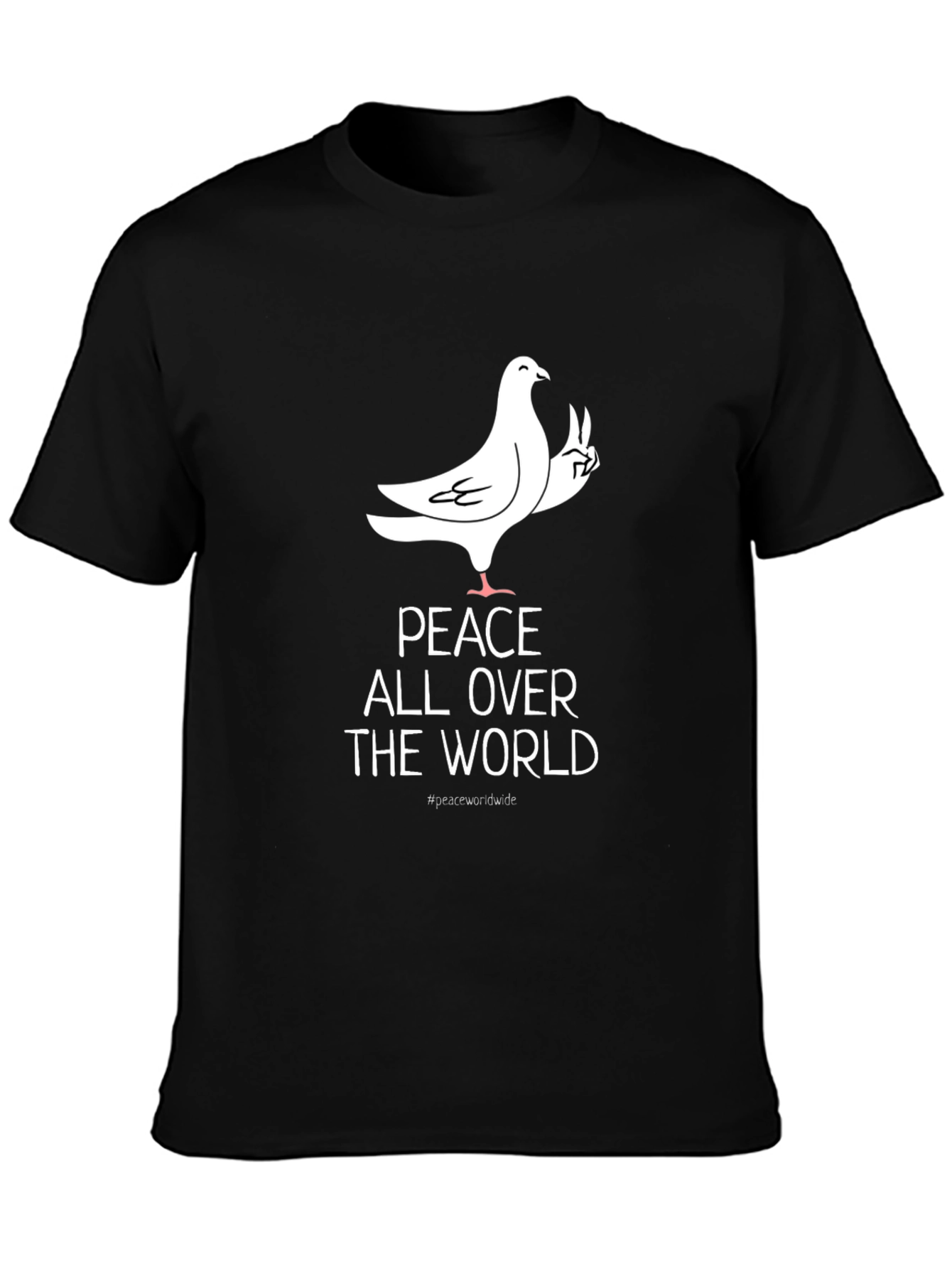 Peace Dove Graphic Tee - All Over the World