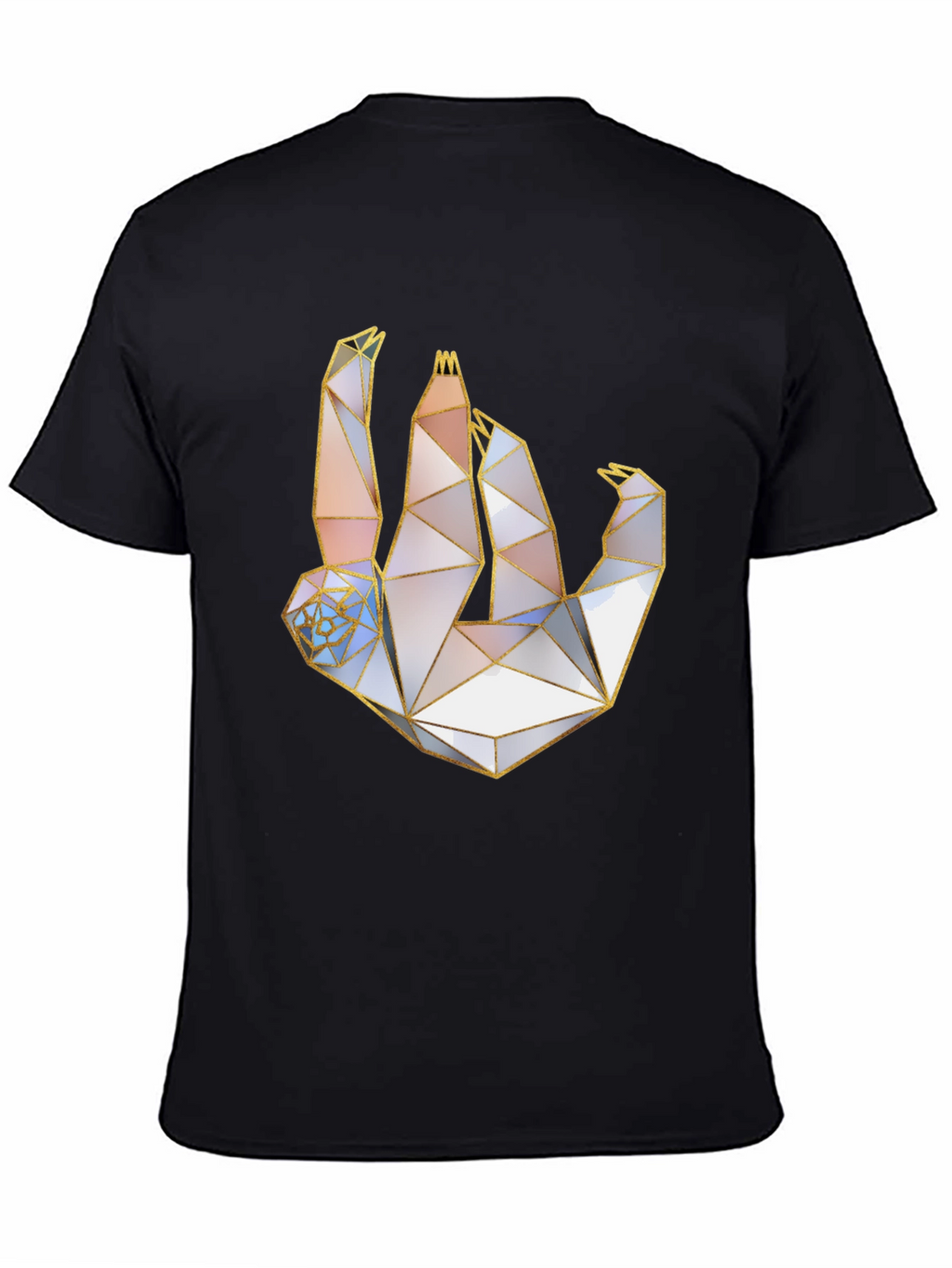 Geometric Sloth T-Shirt - Modern Art Tee