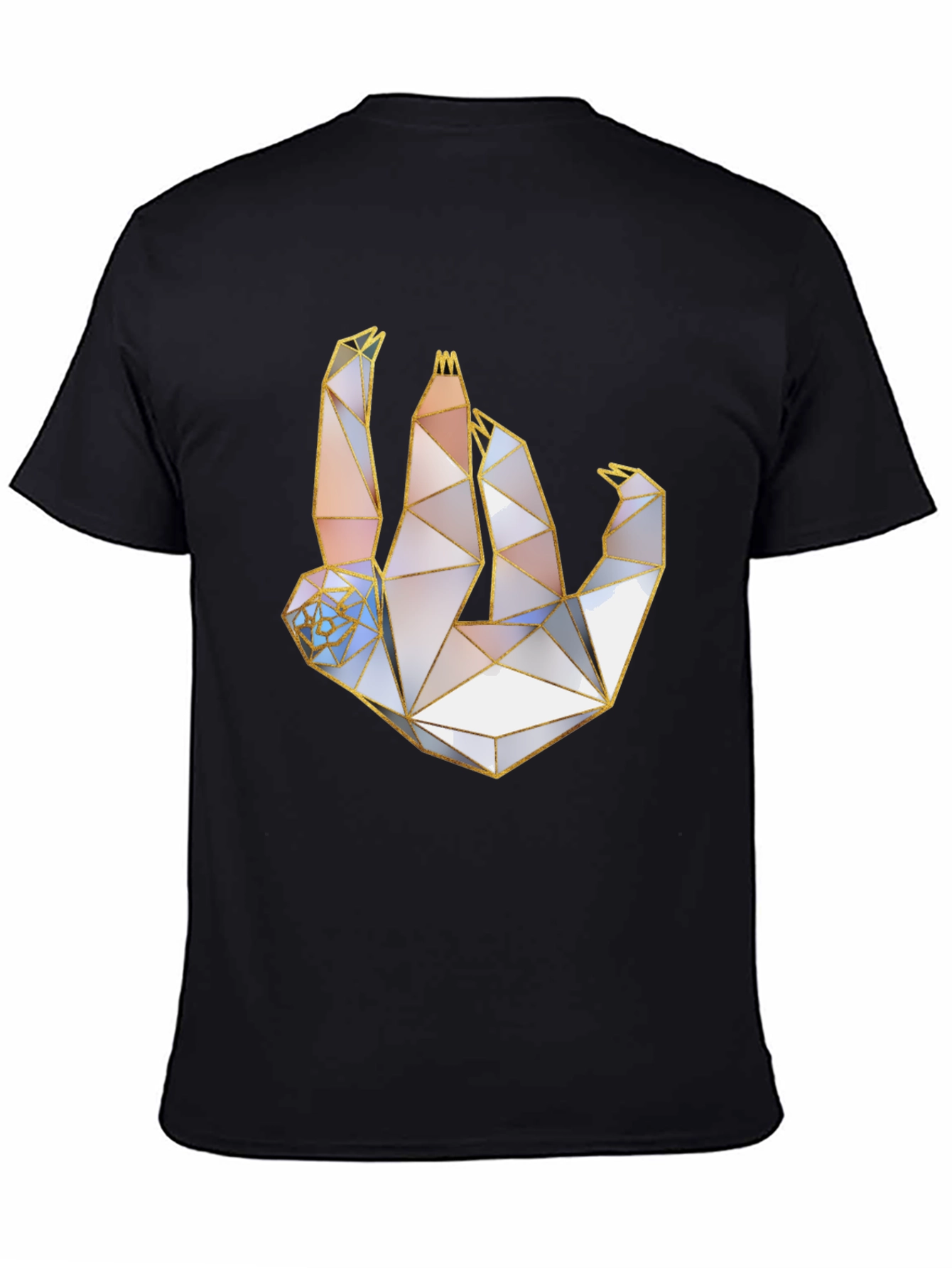 Geometric Sloth T-Shirt - Modern Art Tee