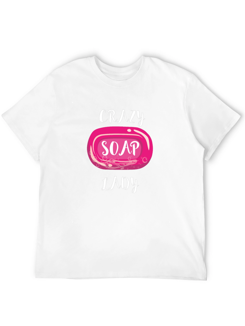 Crazy Soap Lady Black T-Shirt