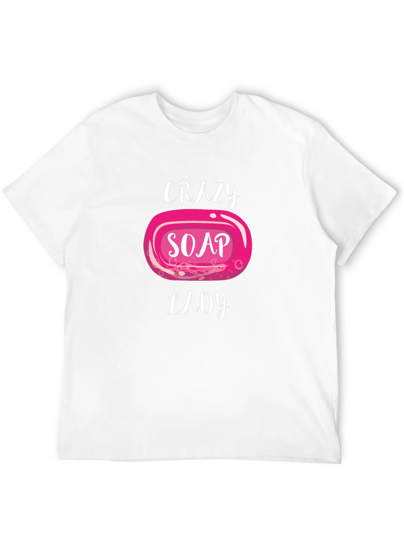 Crazy Soap Lady Black T-Shirt