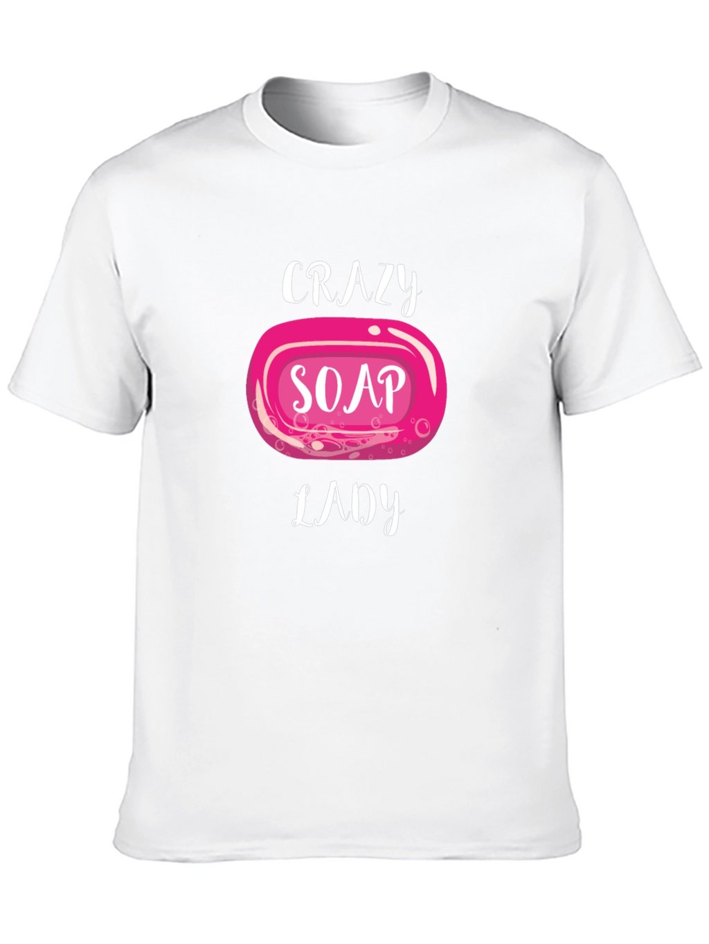 Crazy Soap Lady Black T-Shirt