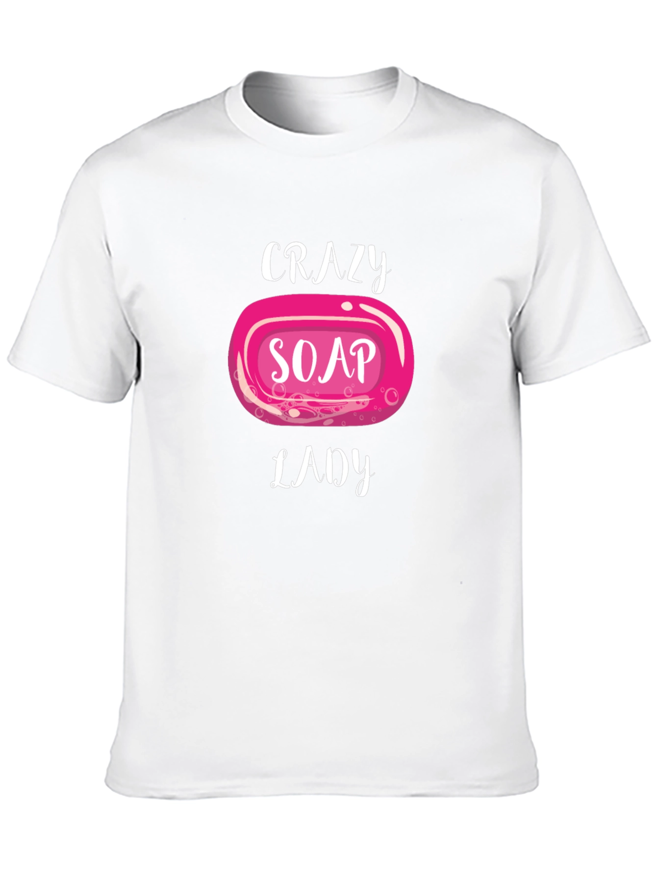 Crazy Soap Lady Black T-Shirt