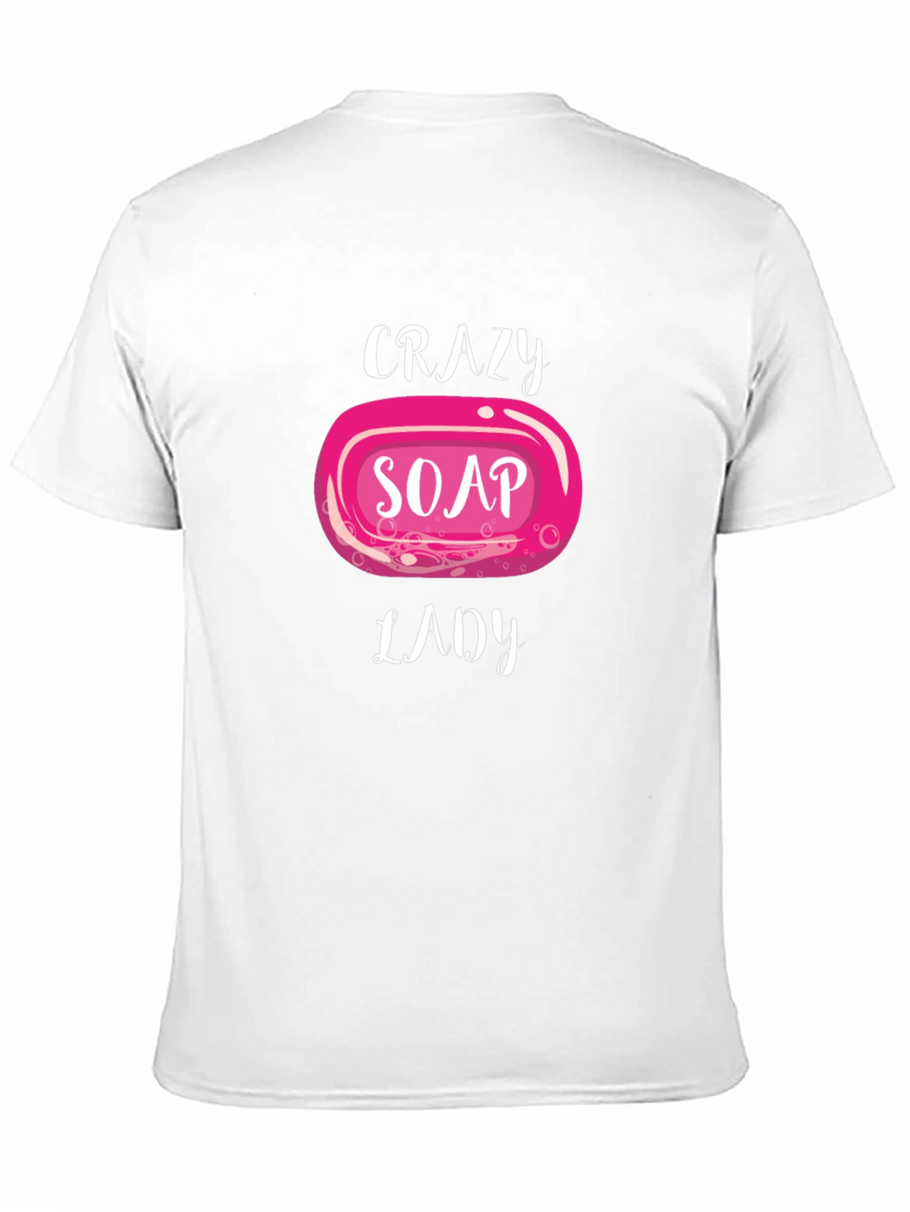 Crazy Soap Lady Black T-Shirt
