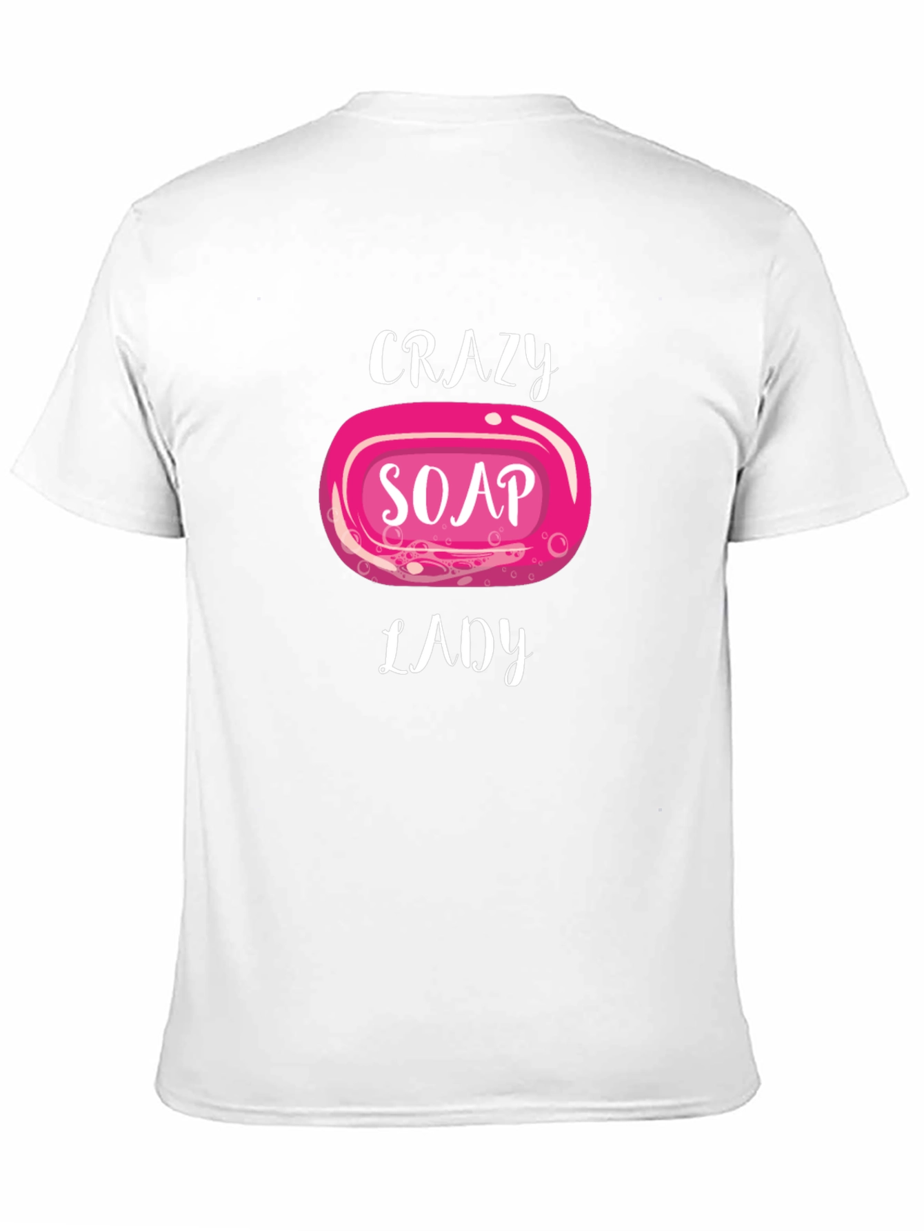 Crazy Soap Lady Black T-Shirt