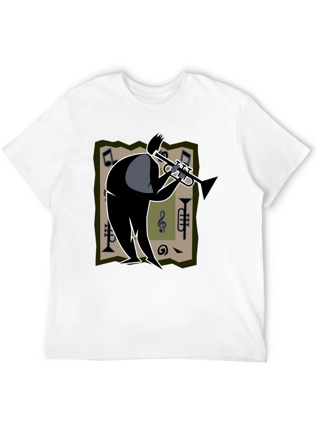 Cool Jazz Trumpet Player Graphic T-Shirt