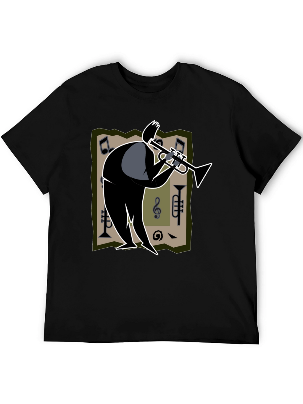 Cool Jazz Trumpet Player Graphic T-Shirt