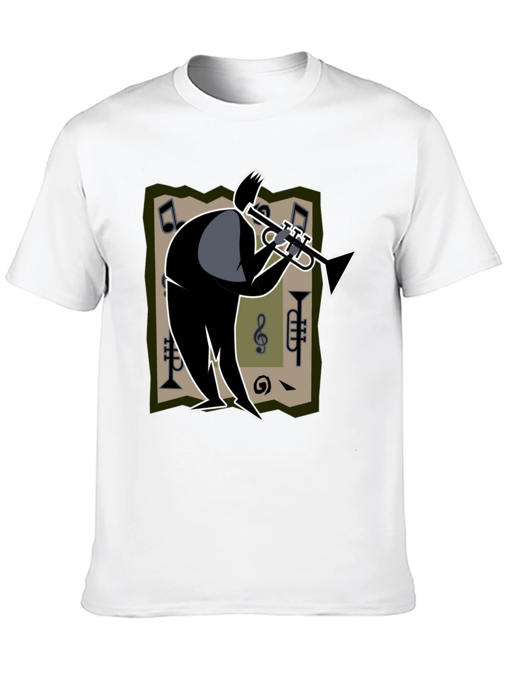 Cool Jazz Trumpet Player Graphic T-Shirt