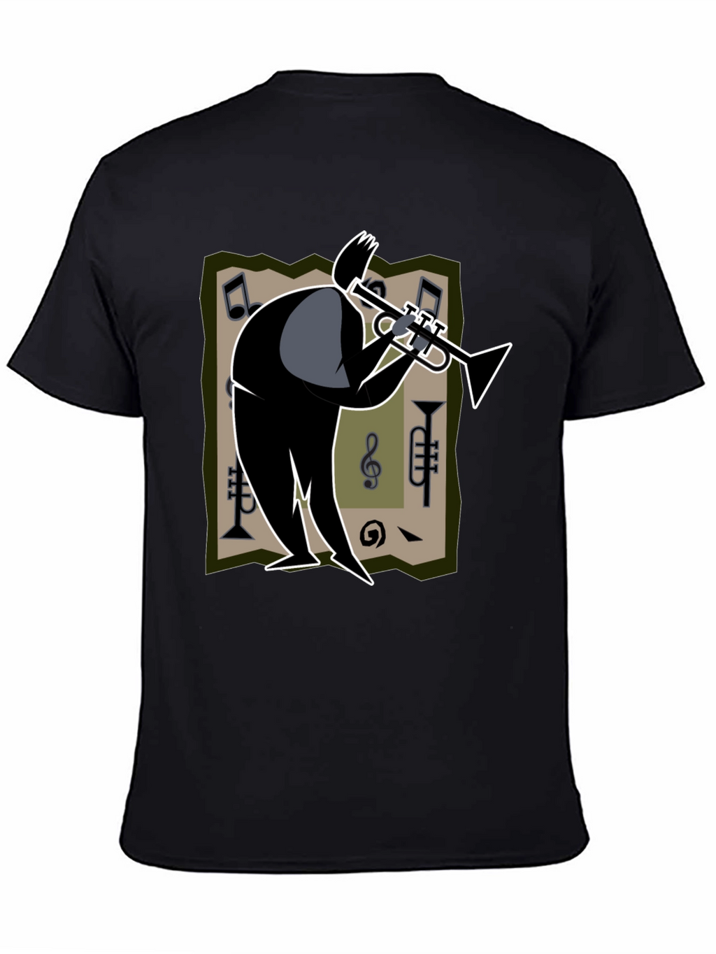 Cool Jazz Trumpet Player Graphic T-Shirt