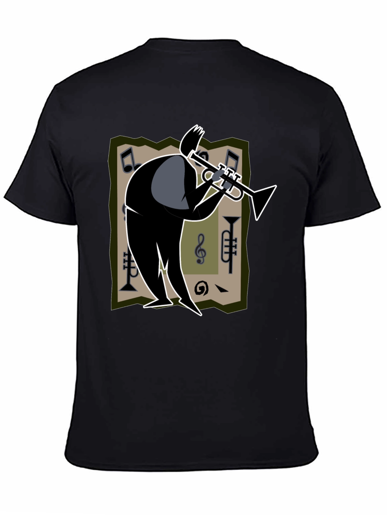 Cool Jazz Trumpet Player Graphic T-Shirt