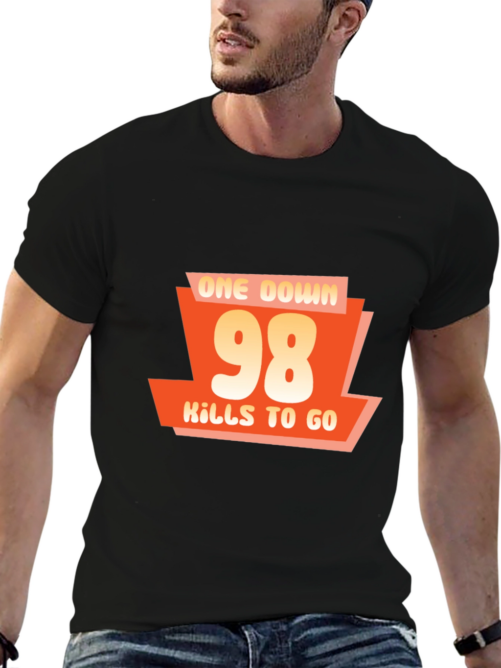 One Down 98 Kills to Go - Gamer T-Shirt