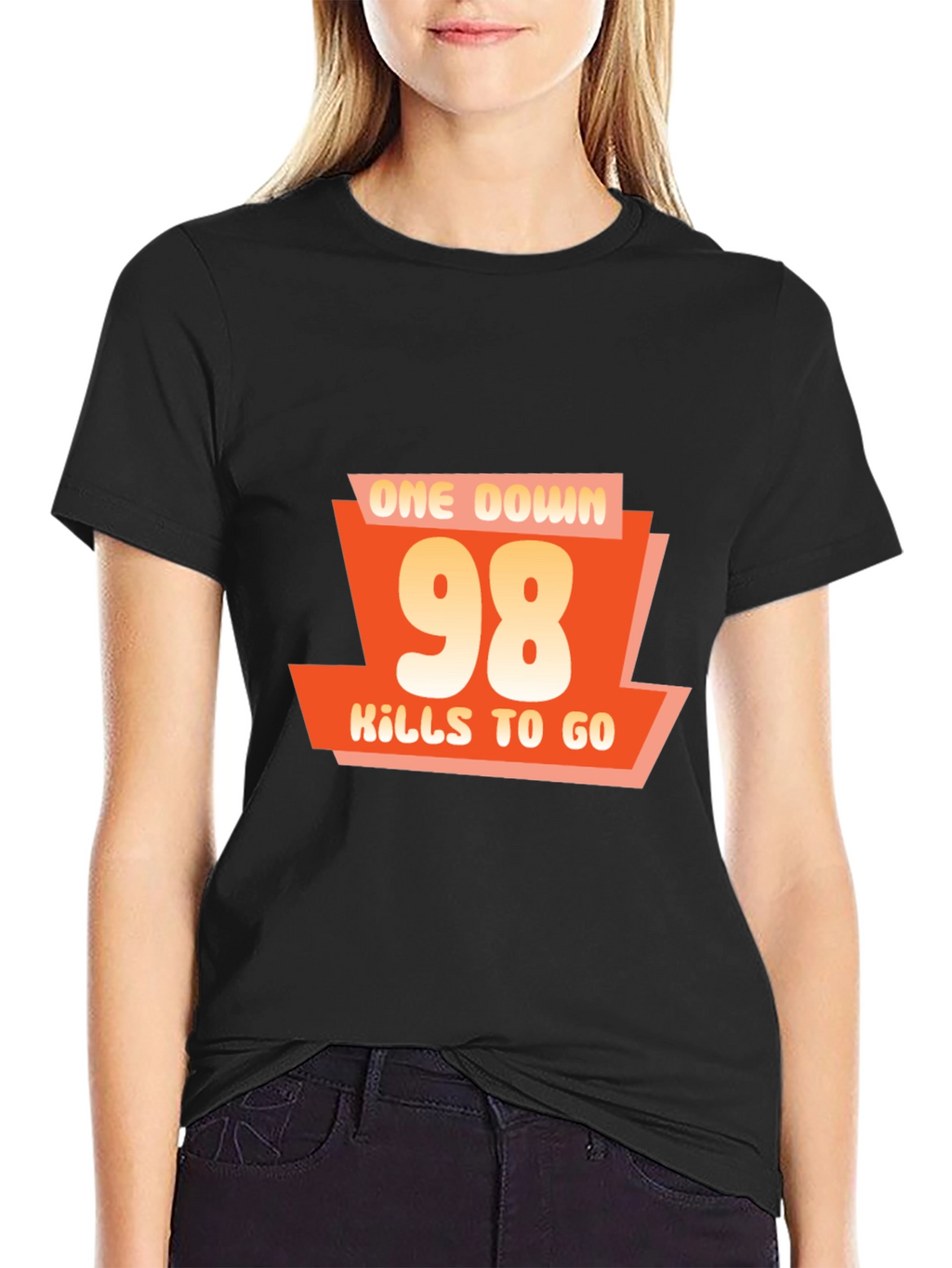 One Down 98 Kills to Go - Gamer T-Shirt