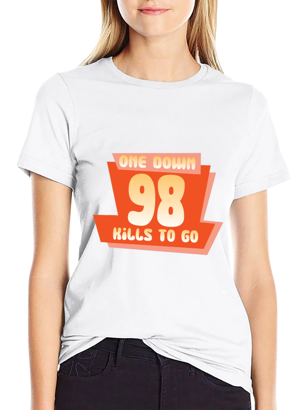 One Down 98 Kills to Go - Gamer T-Shirt
