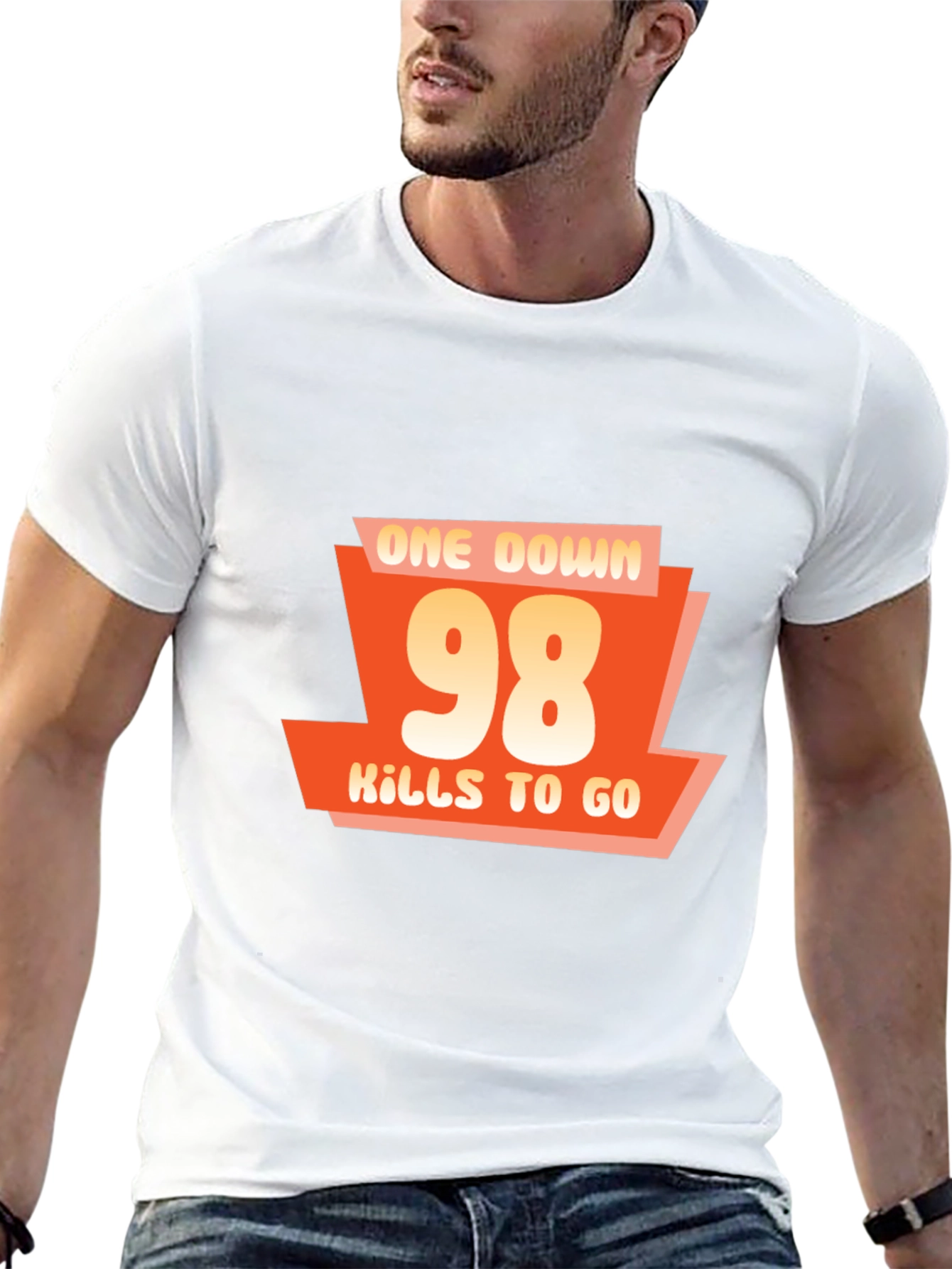 One Down 98 Kills to Go - Gamer T-Shirt
