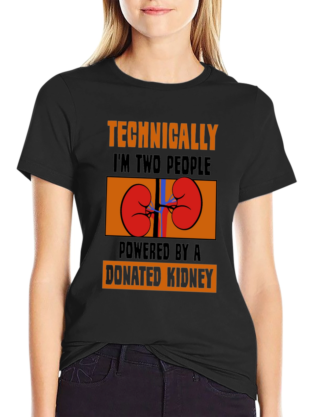 Technically Two People Donated Kidney T-Shirt