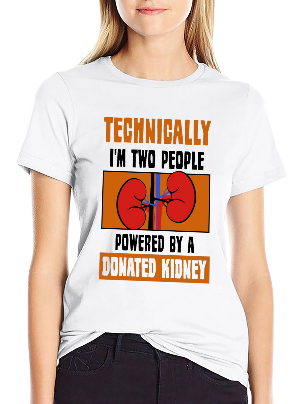 Technically Two People Donated Kidney T-Shirt