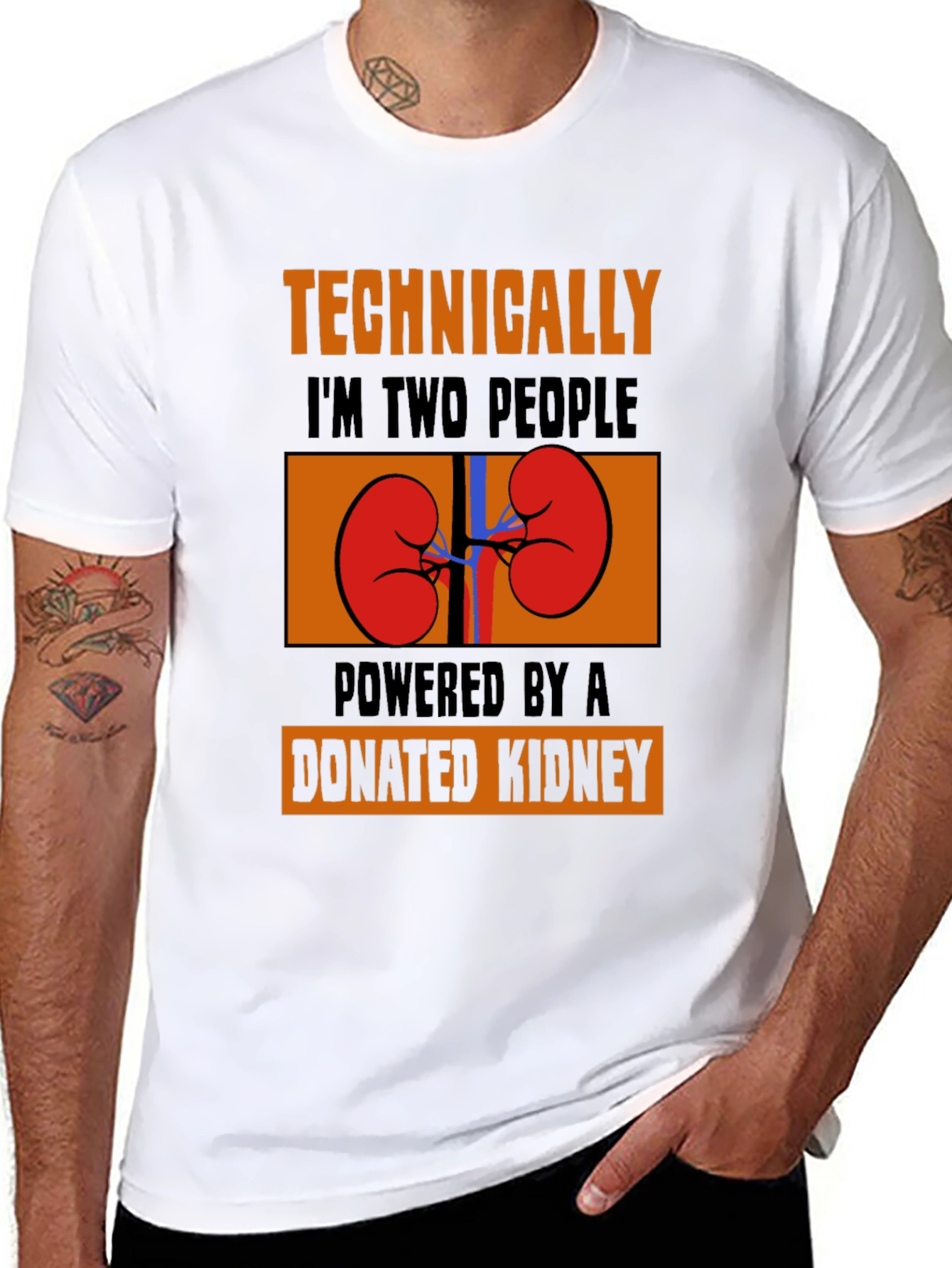 Technically Two People Donated Kidney T-Shirt