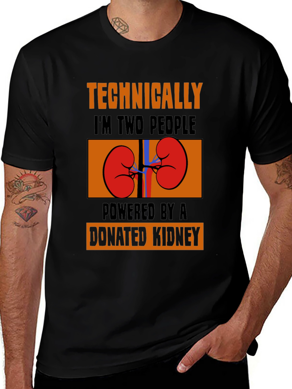Technically Two People Donated Kidney T-Shirt