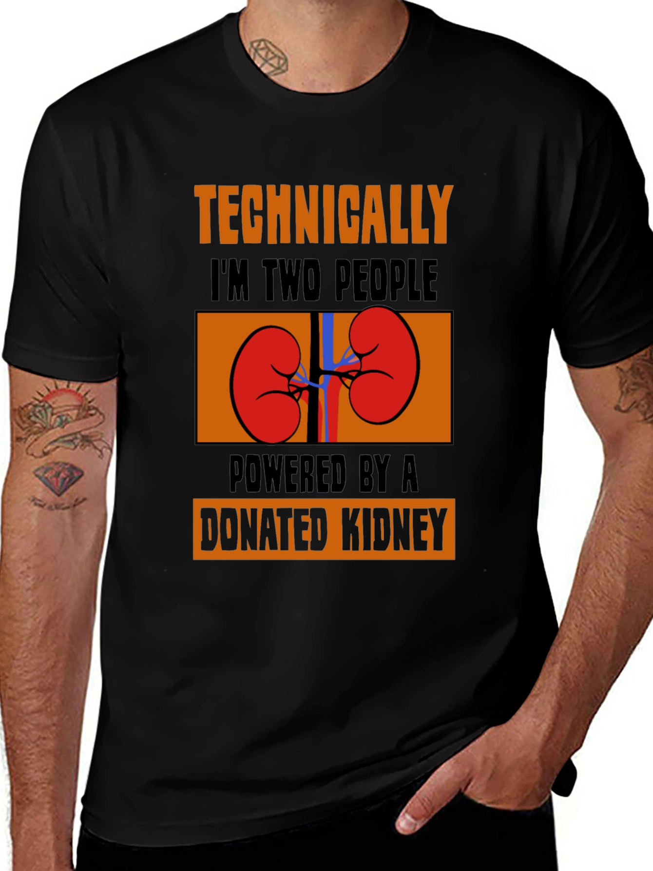 Technically Two People Donated Kidney T-Shirt