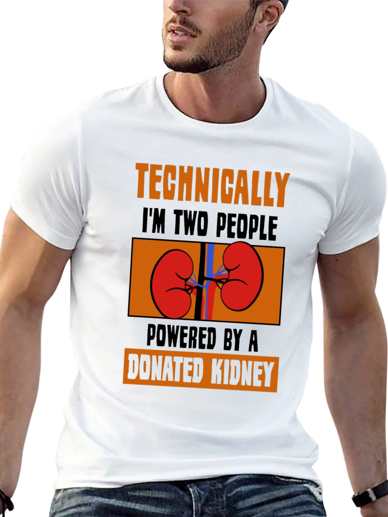 Technically Two People Donated Kidney T-Shirt