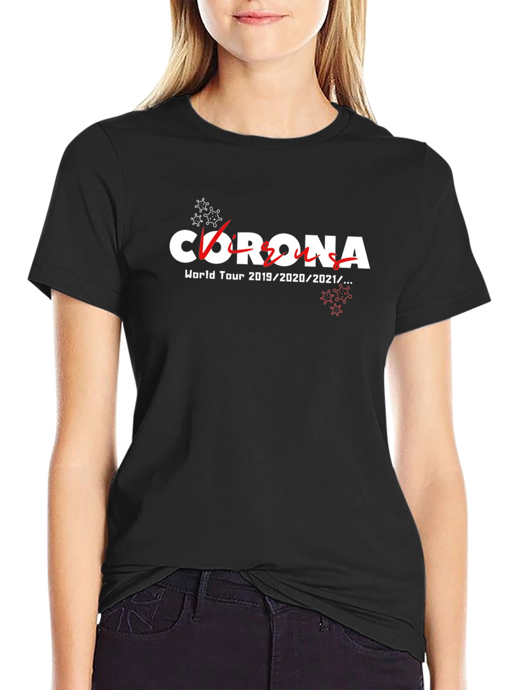 Corona World Tour Black T-Shirt