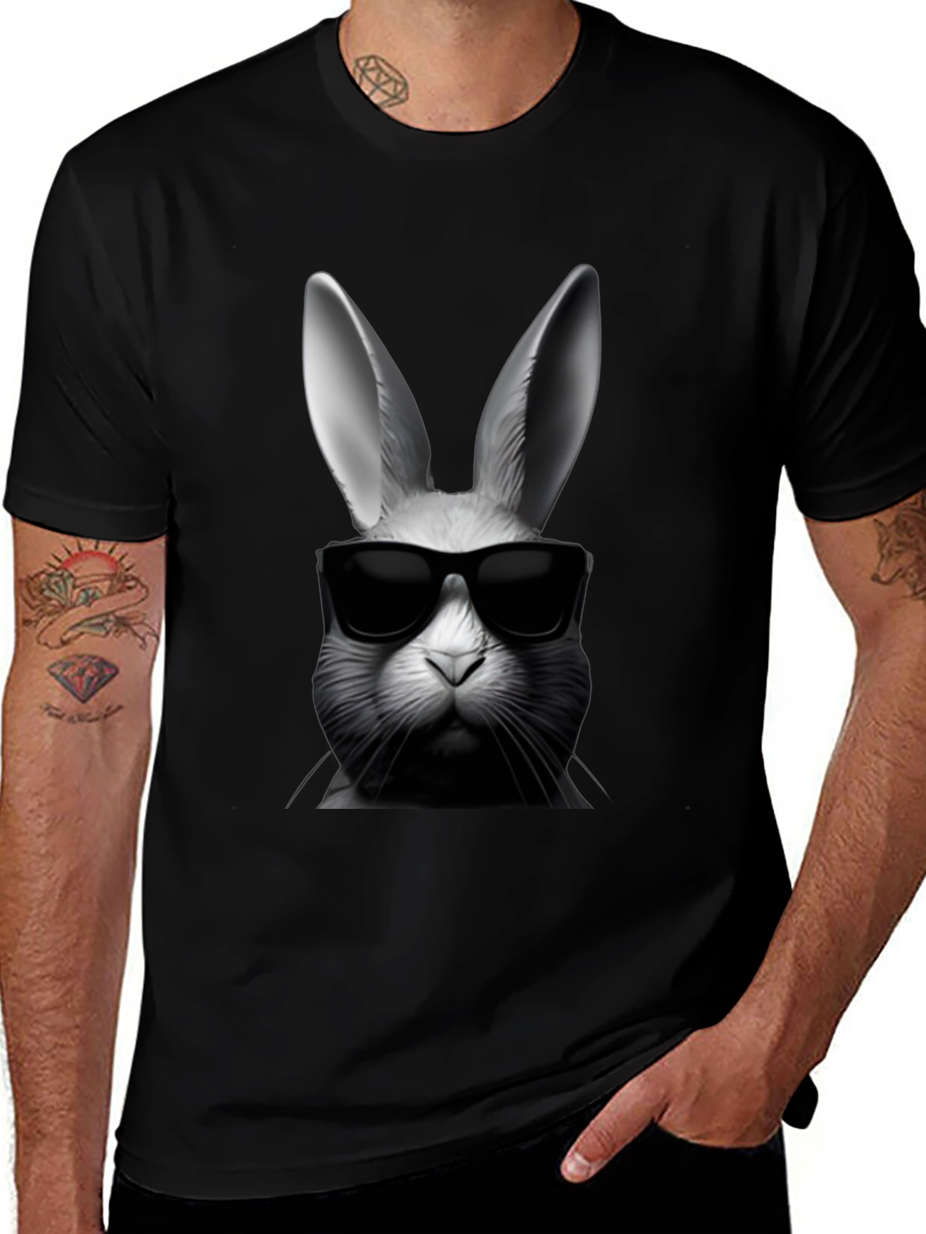Cool Rabbit Graphic Tee
