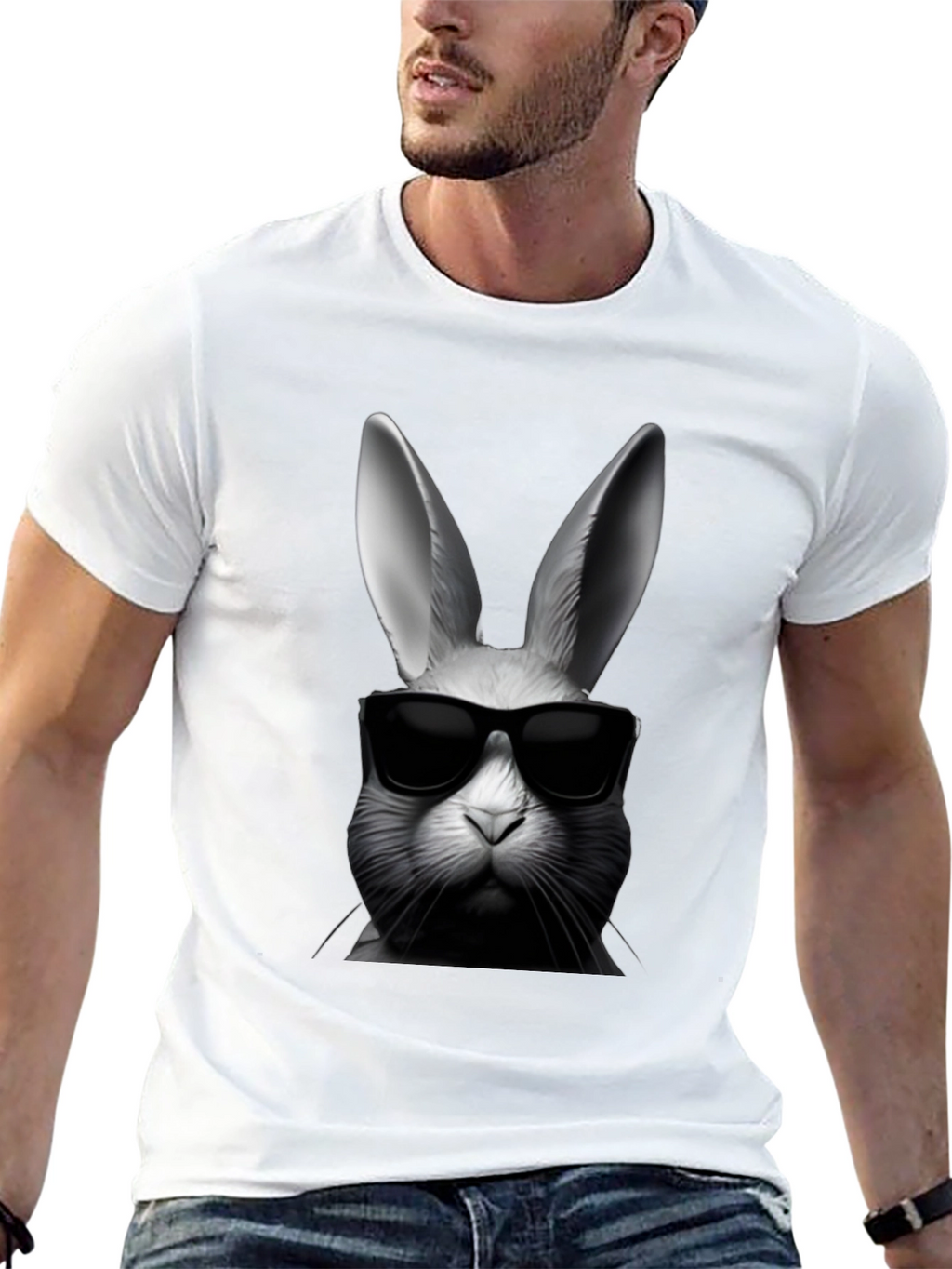 Cool Rabbit Graphic Tee