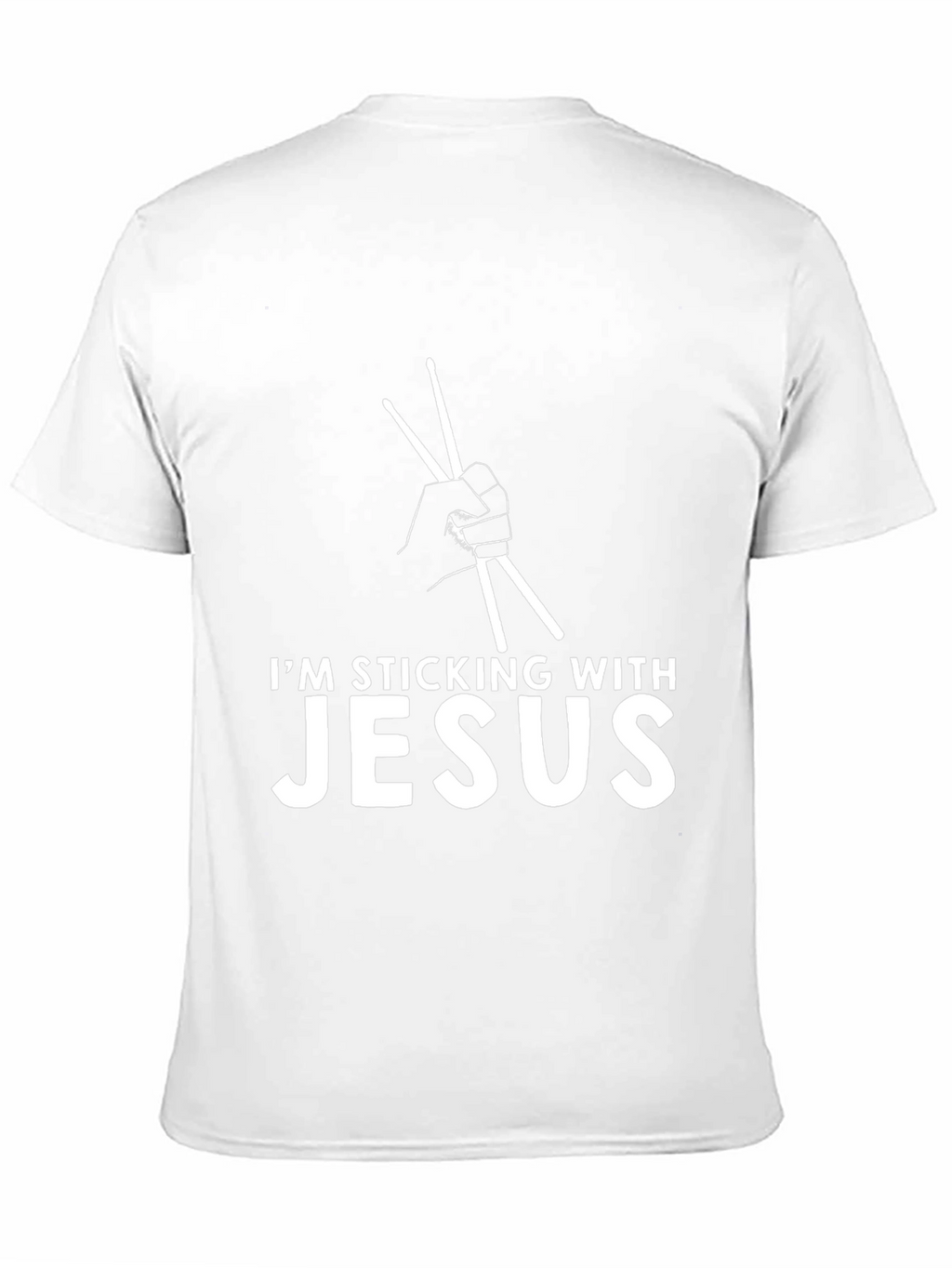 Im Sticking With Jesus Black T-Shirt
