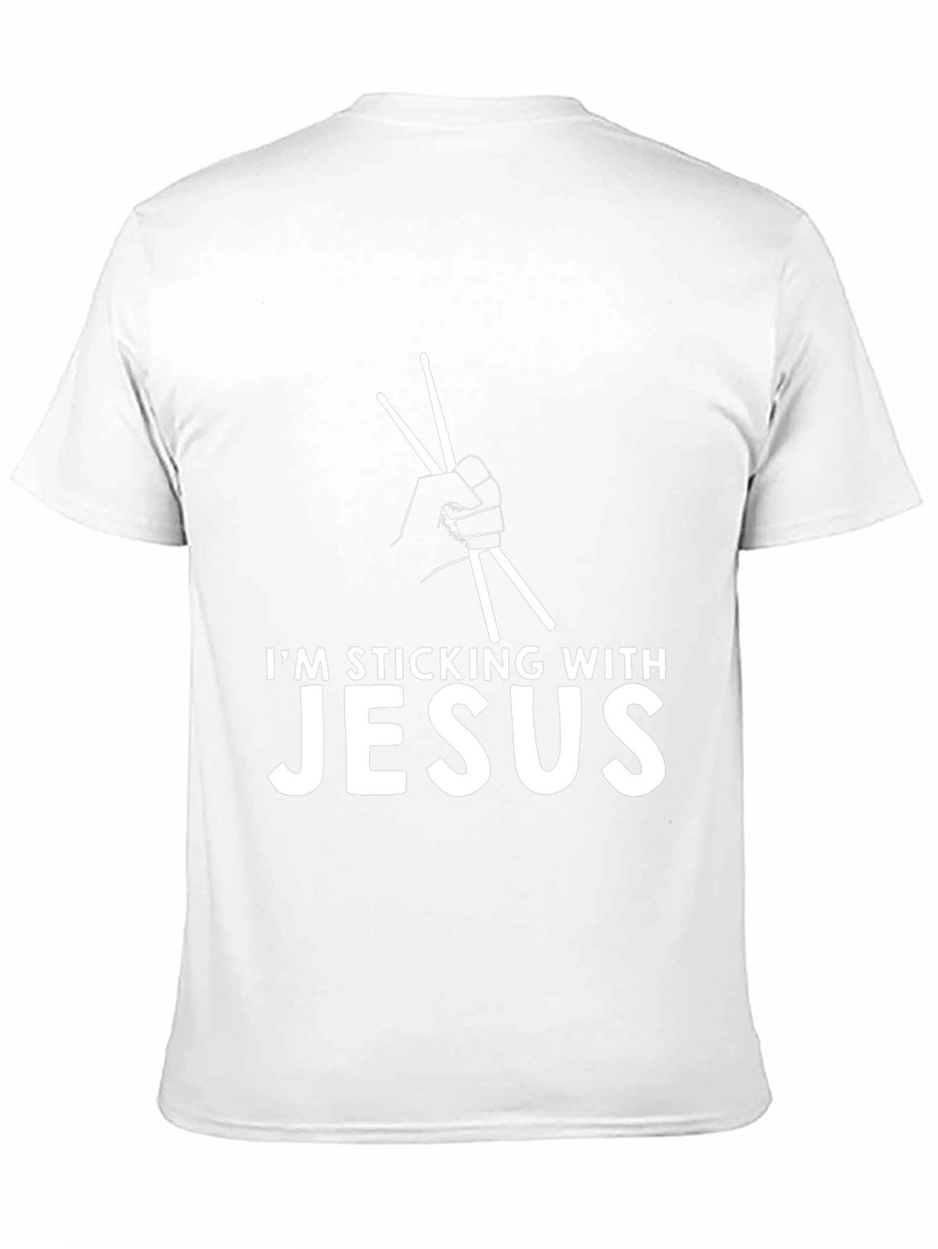 Im Sticking With Jesus Black T-Shirt