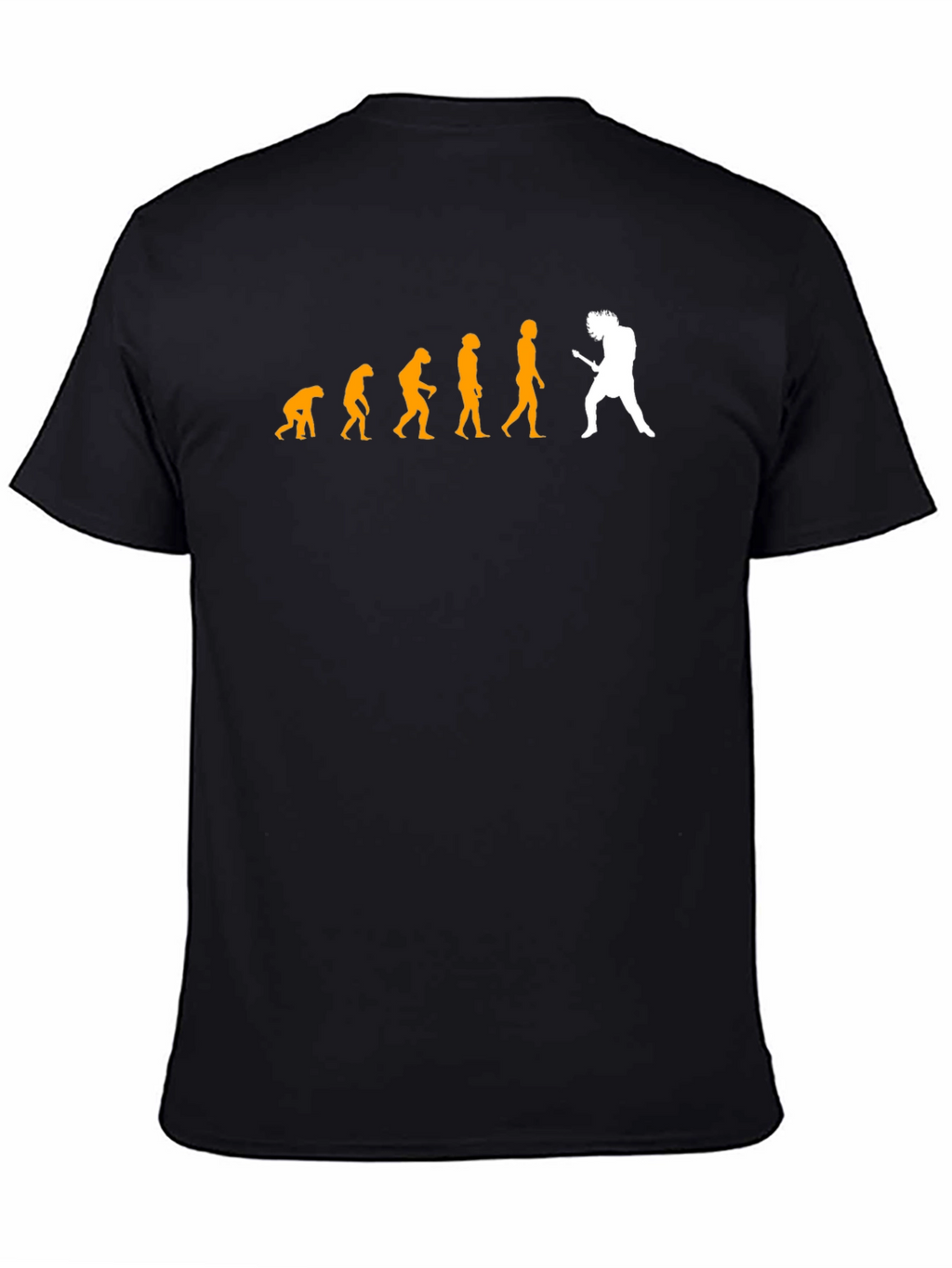Evolution of Rock T-Shirt - Black Cotton Blend