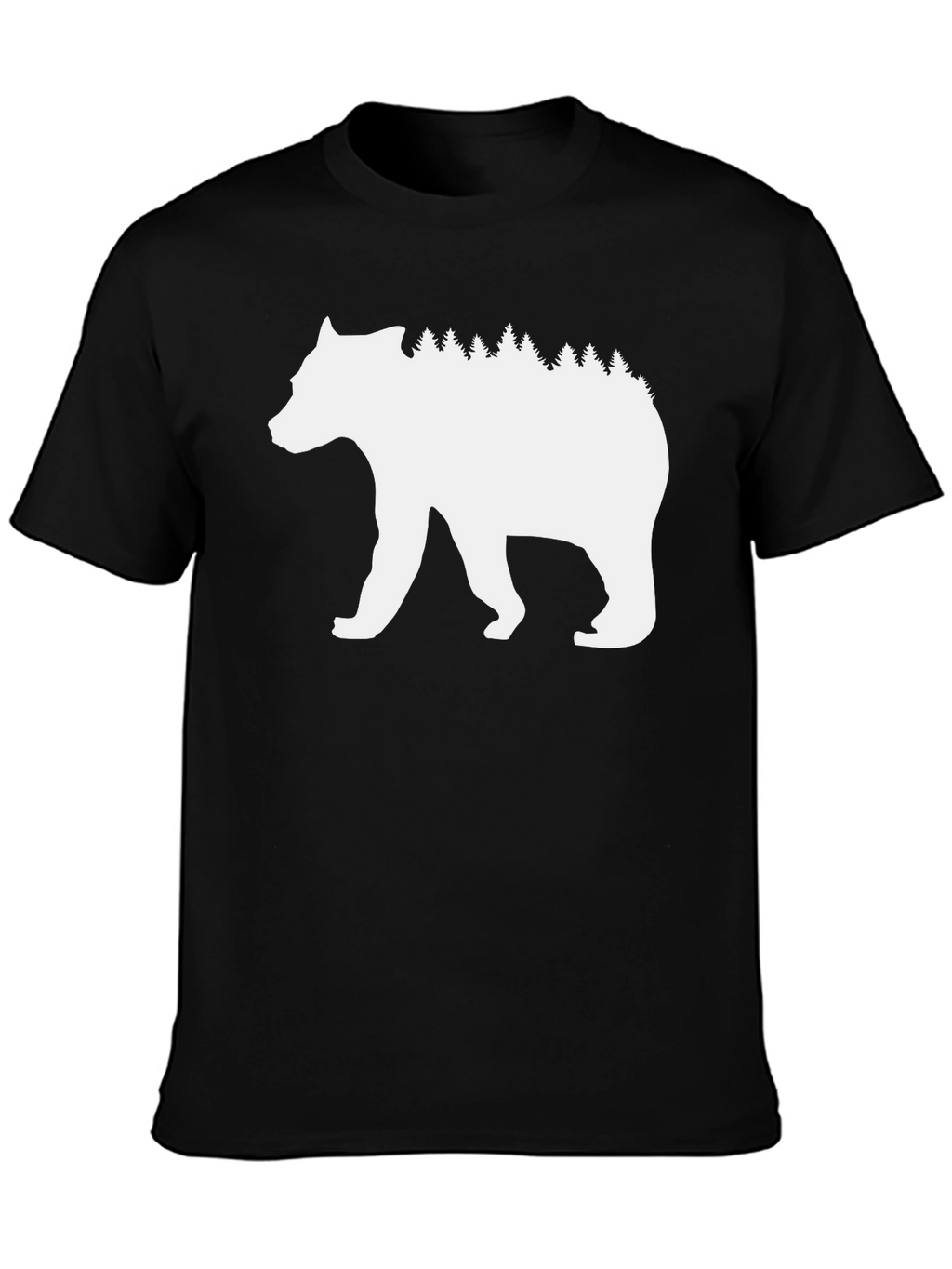 Nature Bear T-Shirt - Black