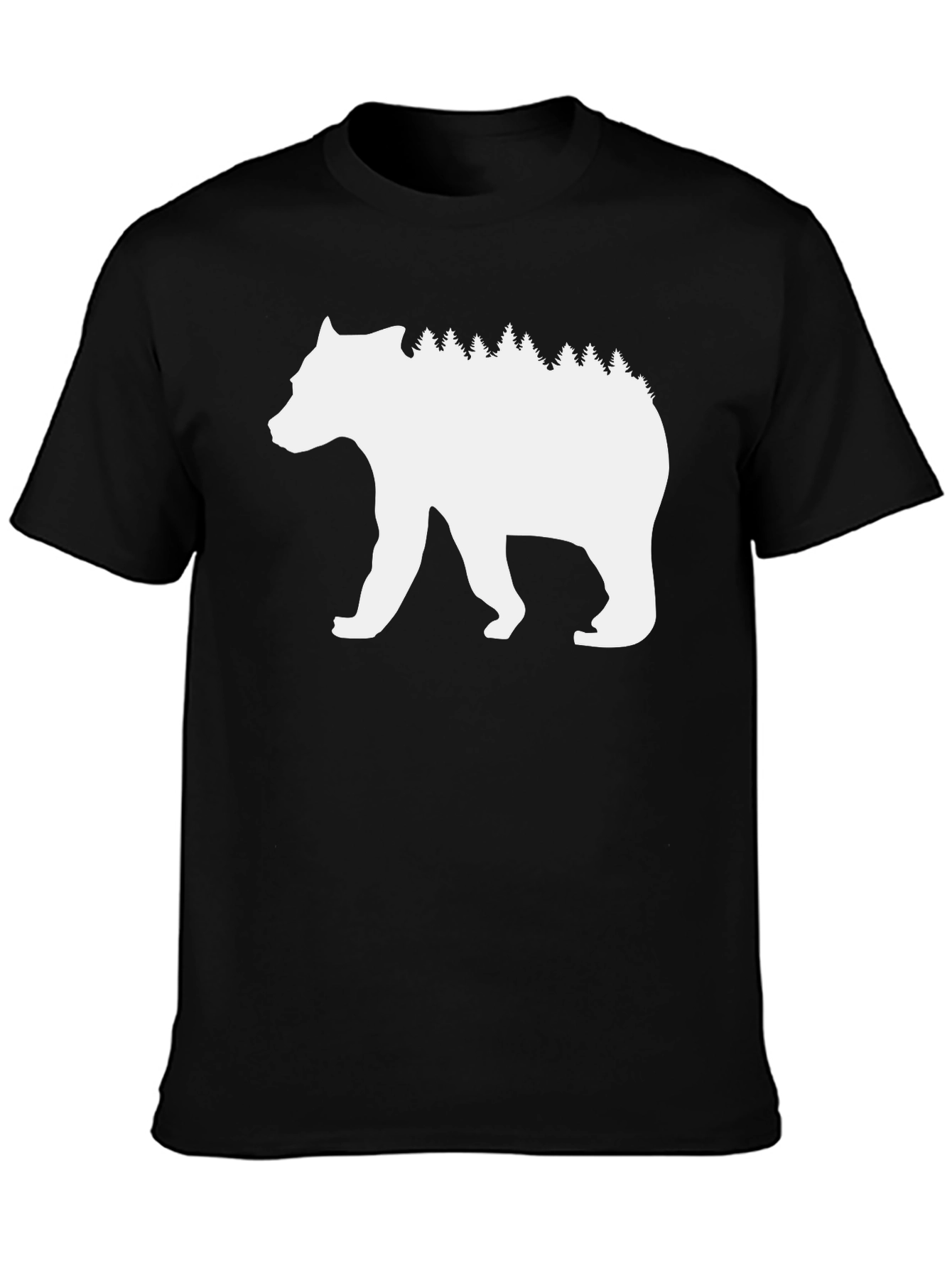 Nature Bear T-Shirt - Black
