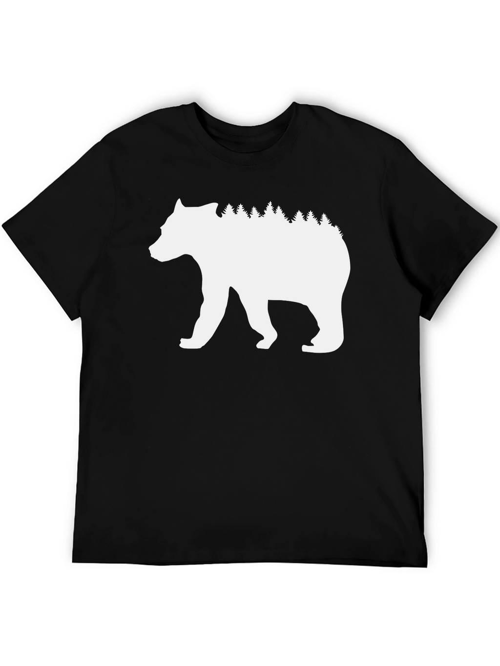 Nature Bear T-Shirt - Black