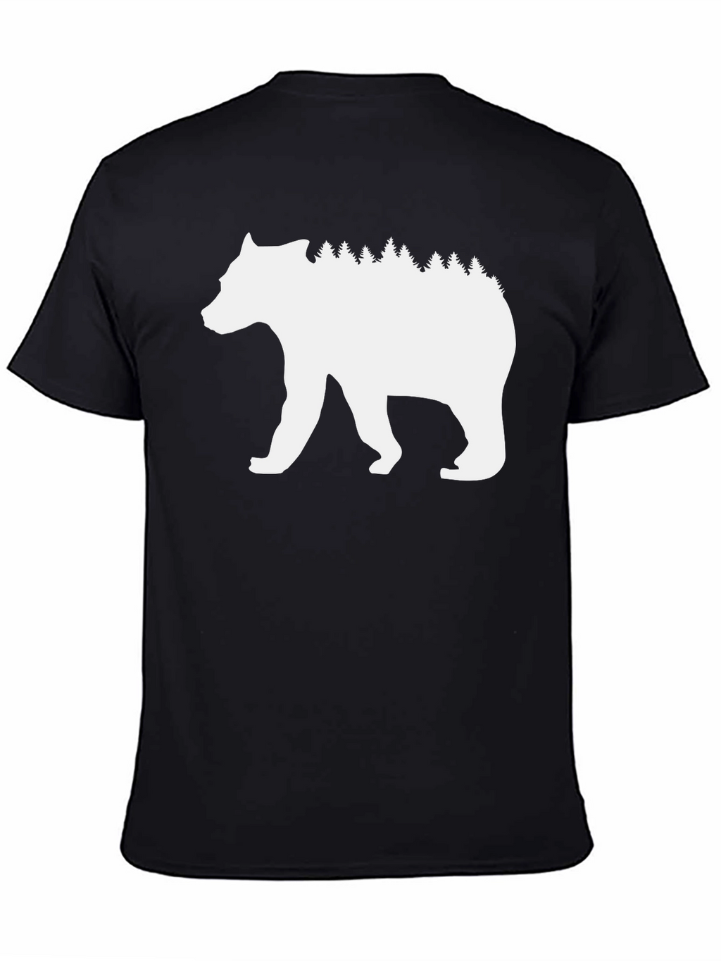 Nature Bear T-Shirt - Black