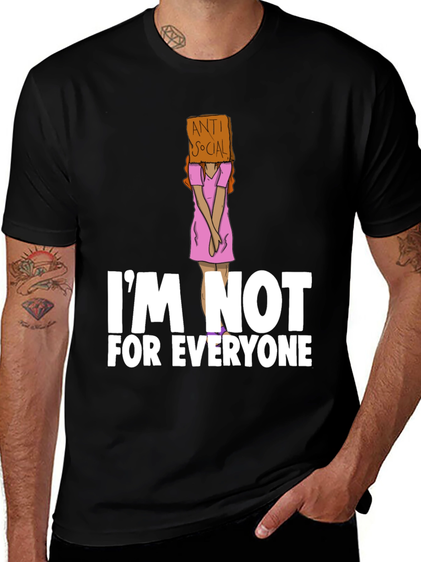 Anti Social T-Shirt - Im Not For Everyone Tee