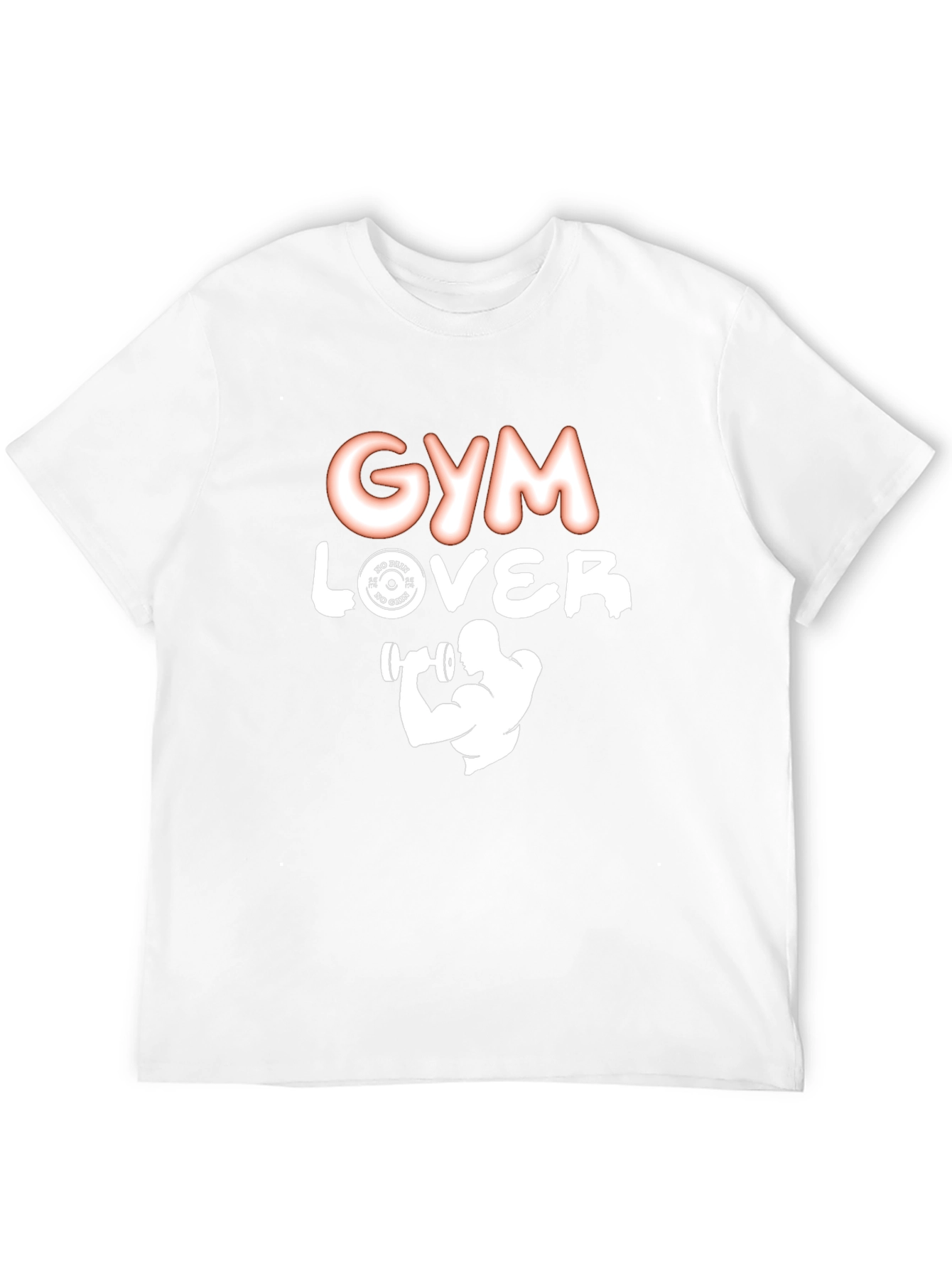 Gym Lover Graphic T-Shirt - Black