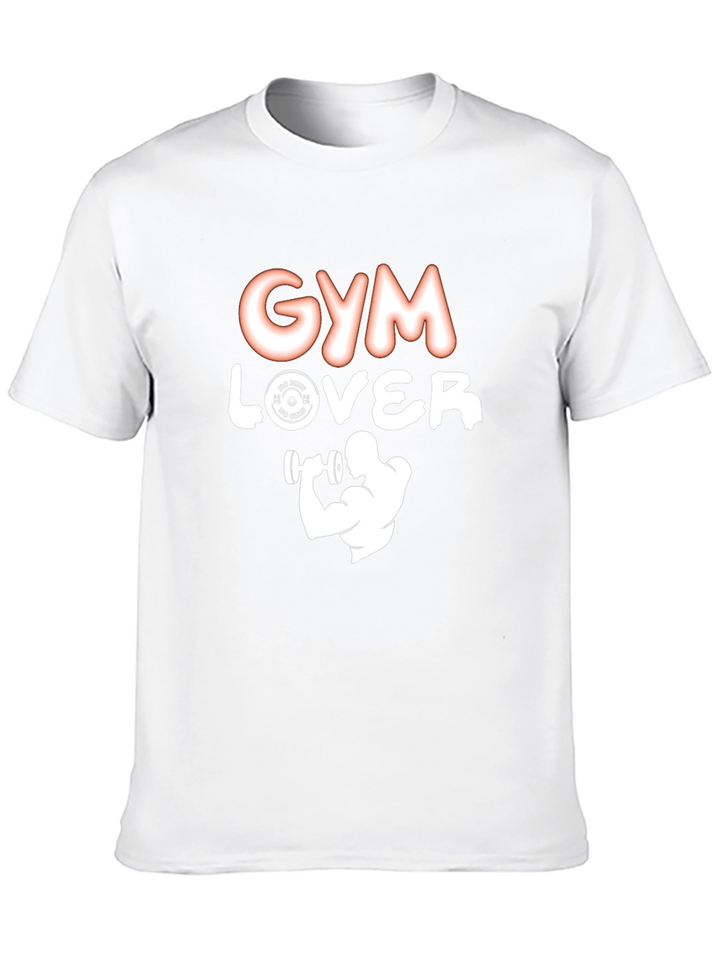 Gym Lover Graphic T-Shirt - Black