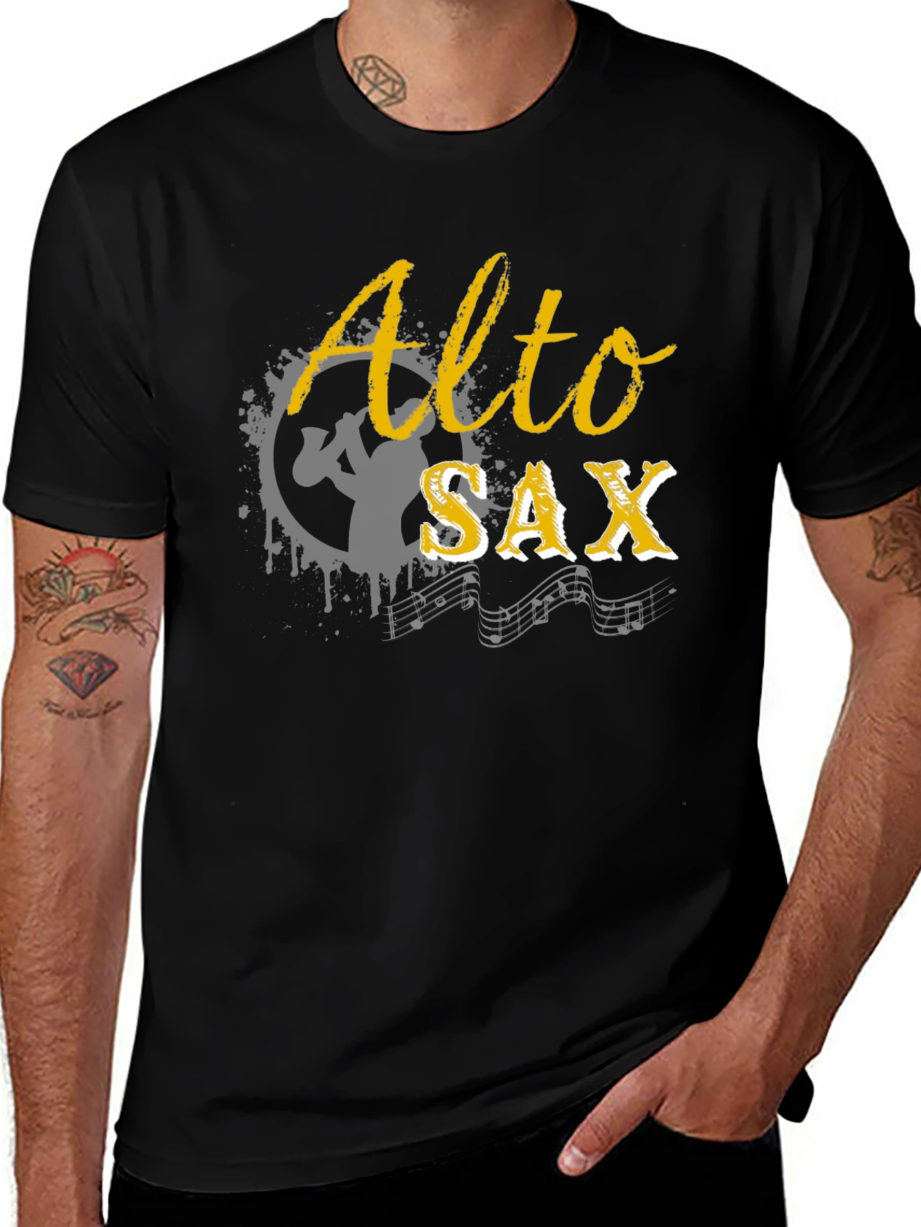 Alto Saxophone T-Shirt Music Tee