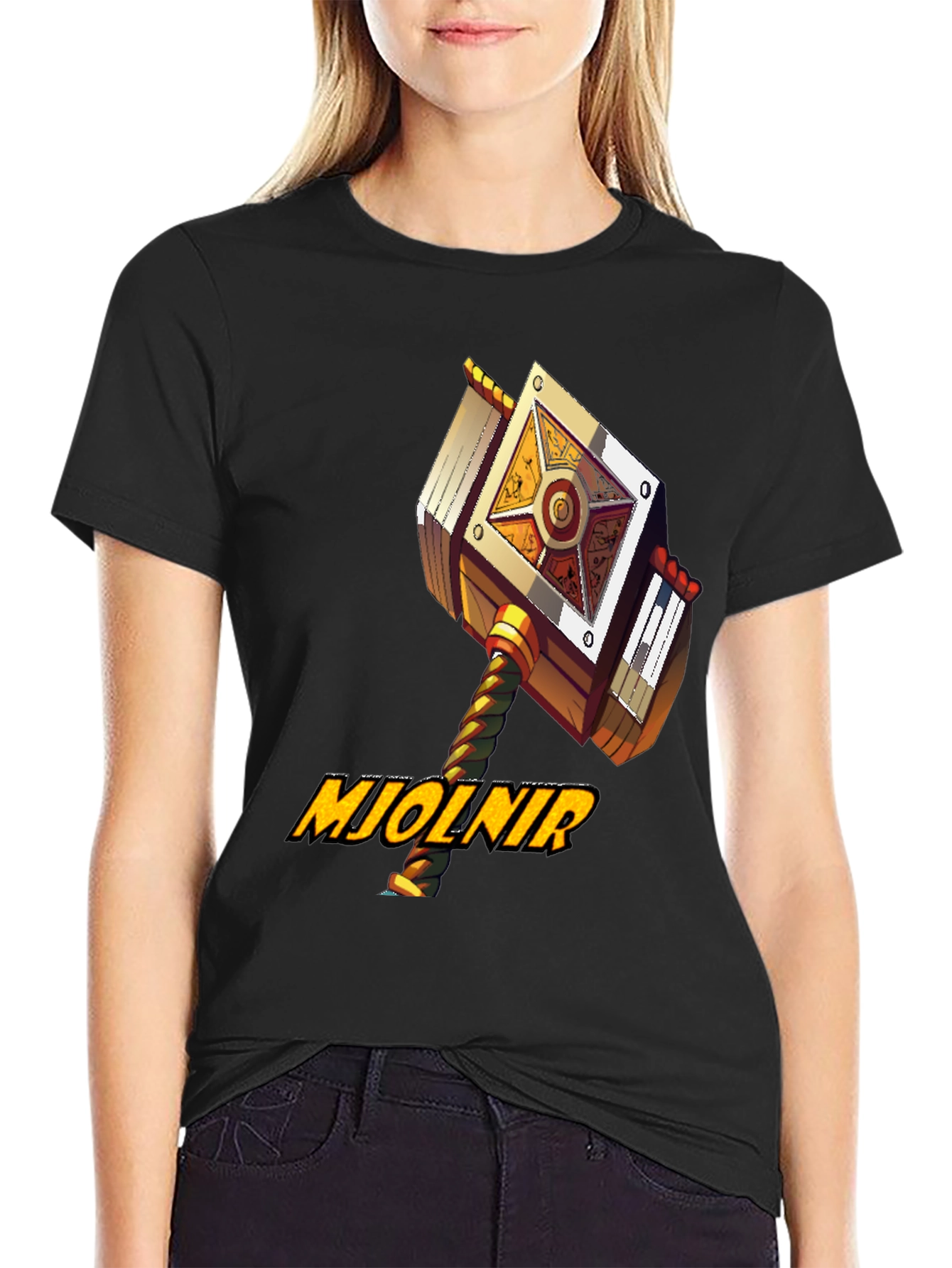 Mjolnir Hammer Graphic T-Shirt