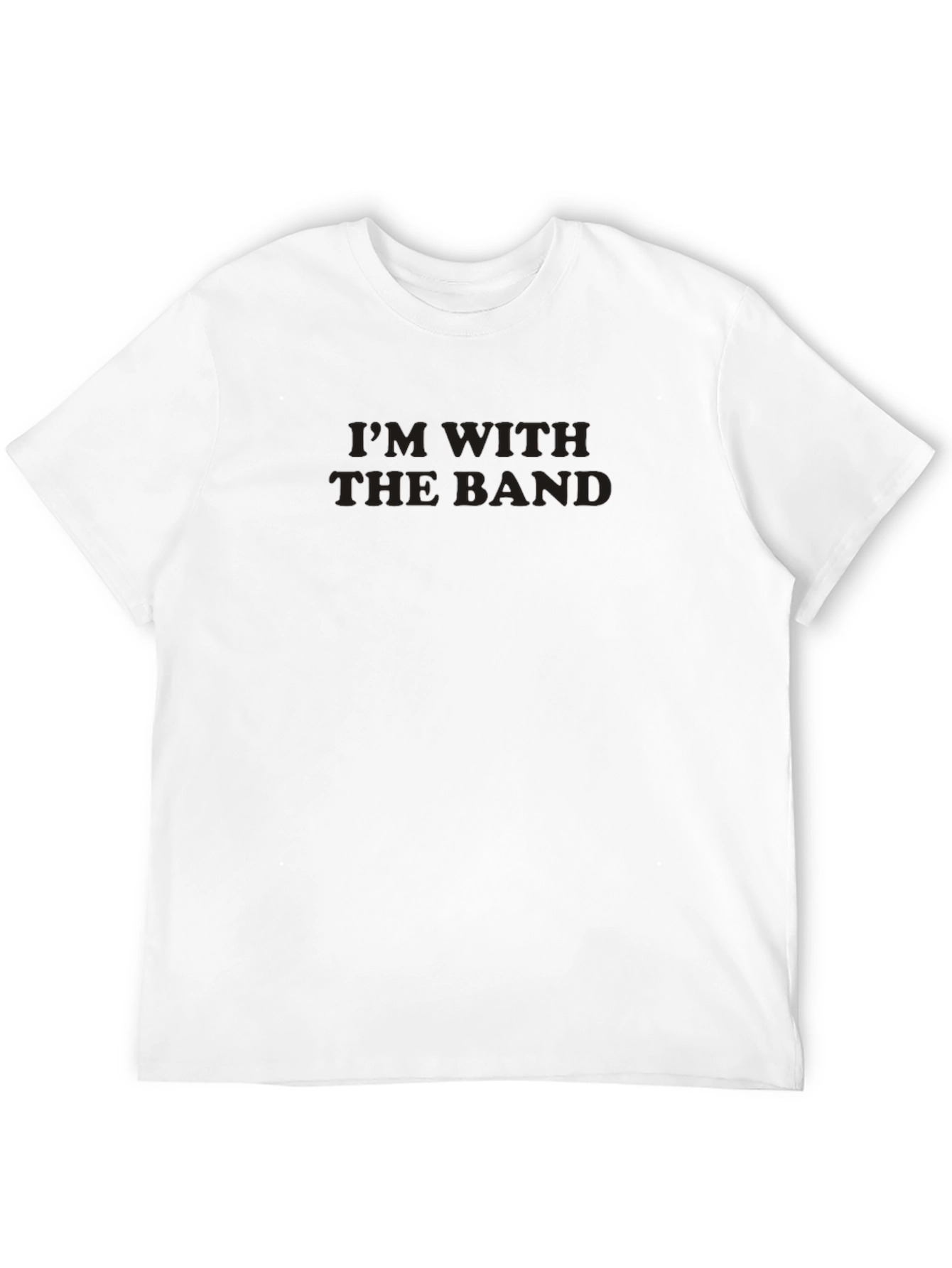 Im With the Band Black Graphic T-Shirt