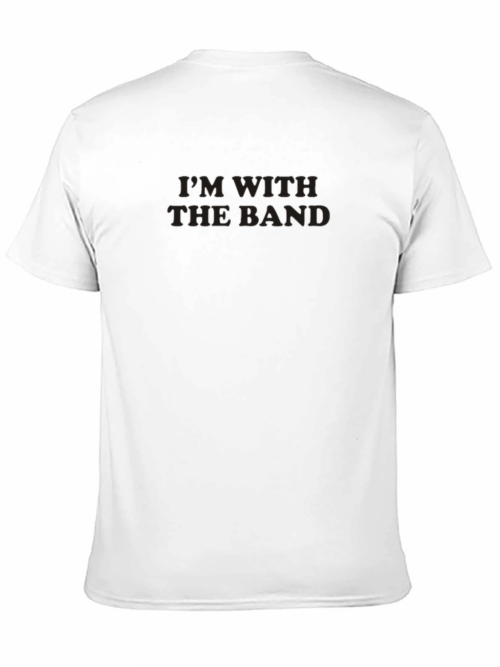 Im With the Band Black Graphic T-Shirt