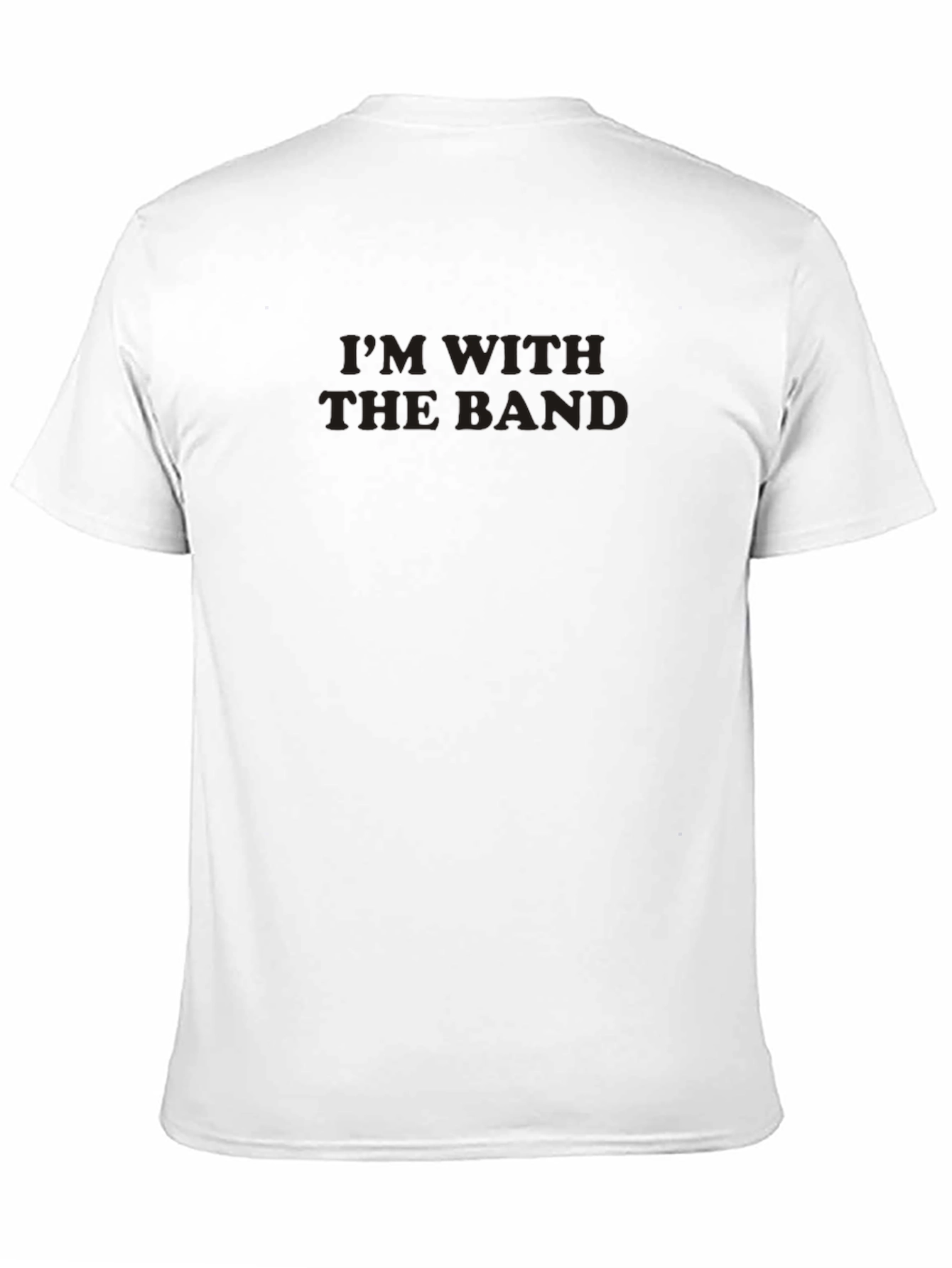Im With the Band Black Graphic T-Shirt
