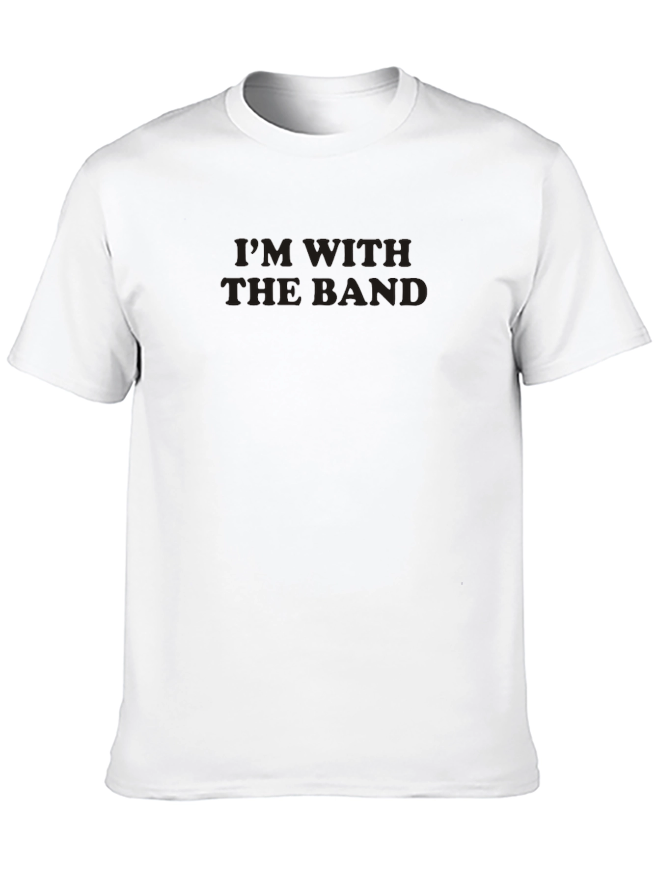 Im With the Band Black Graphic T-Shirt