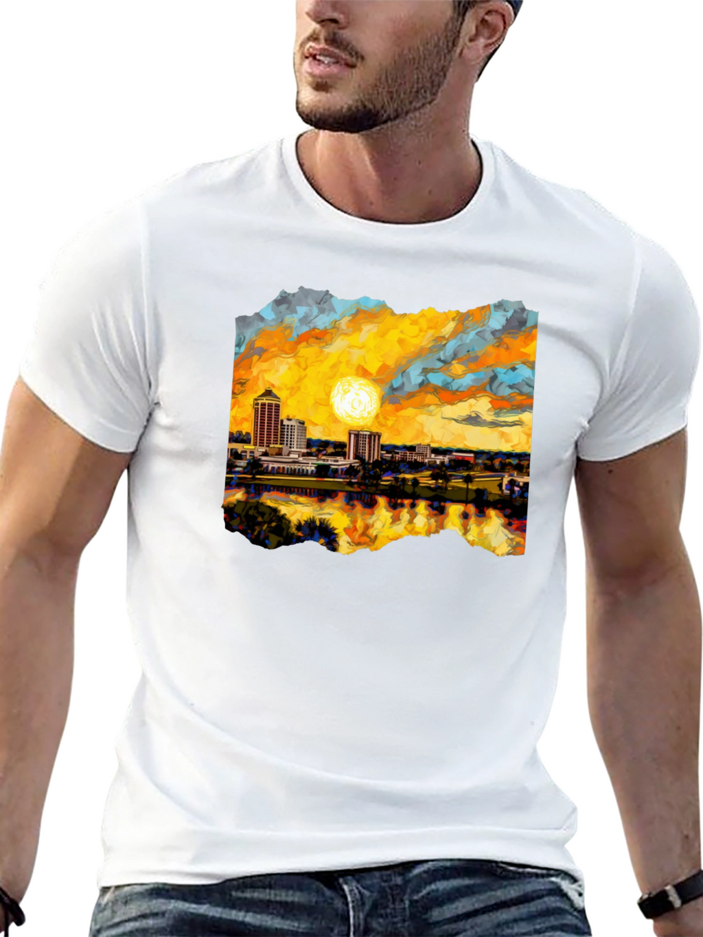 Jacksonville Florida Skyline T-Shirt